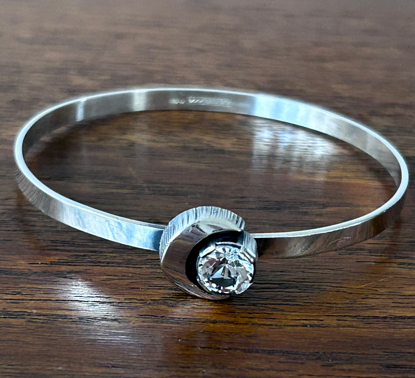 Karl Laine - Silverarmband med bergkristall