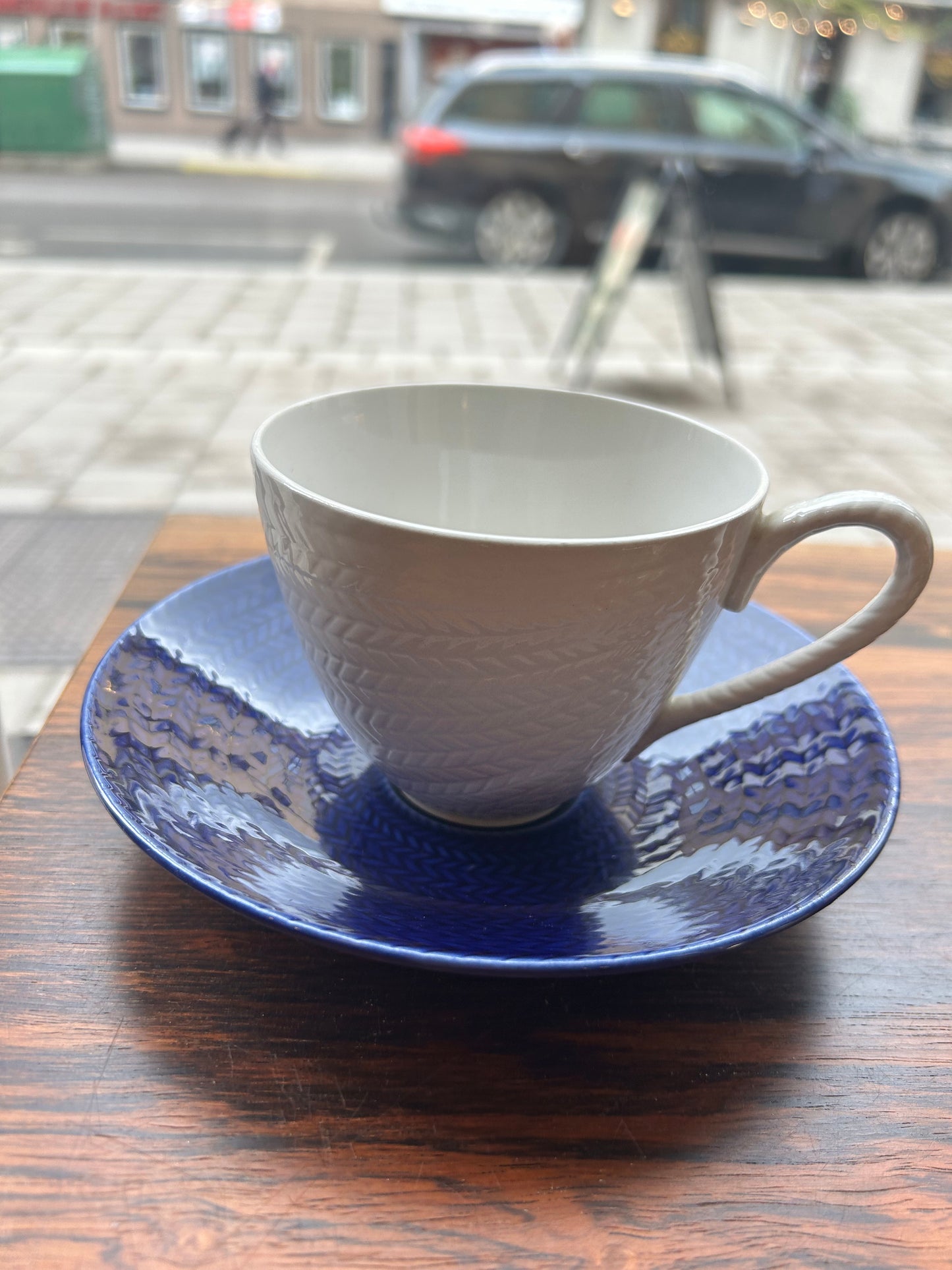 Teacup - Rörstrand - Hertha Bengtson - Blue Fire