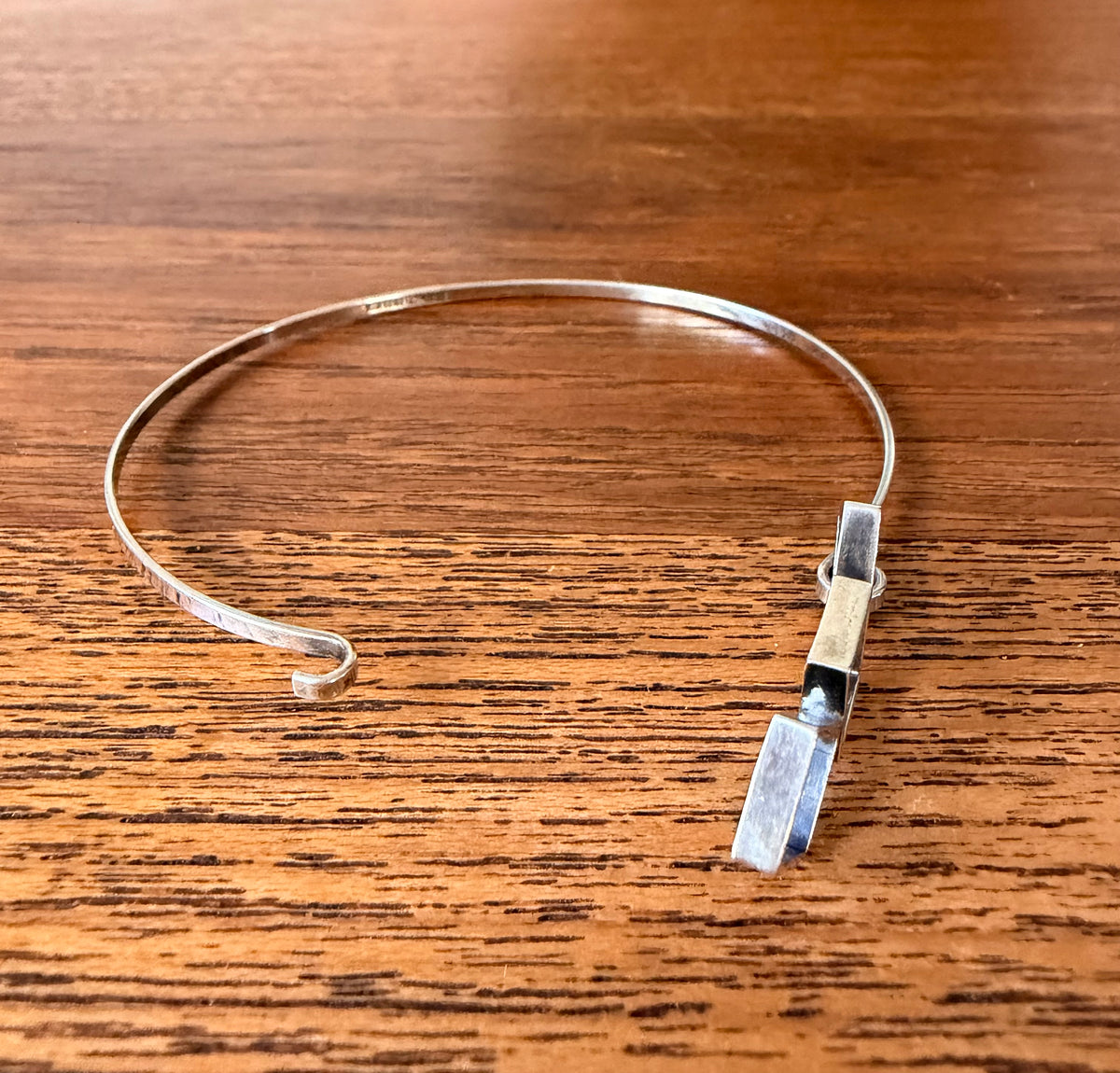 Modernistiskt silverarmband - Salovaara, Finland