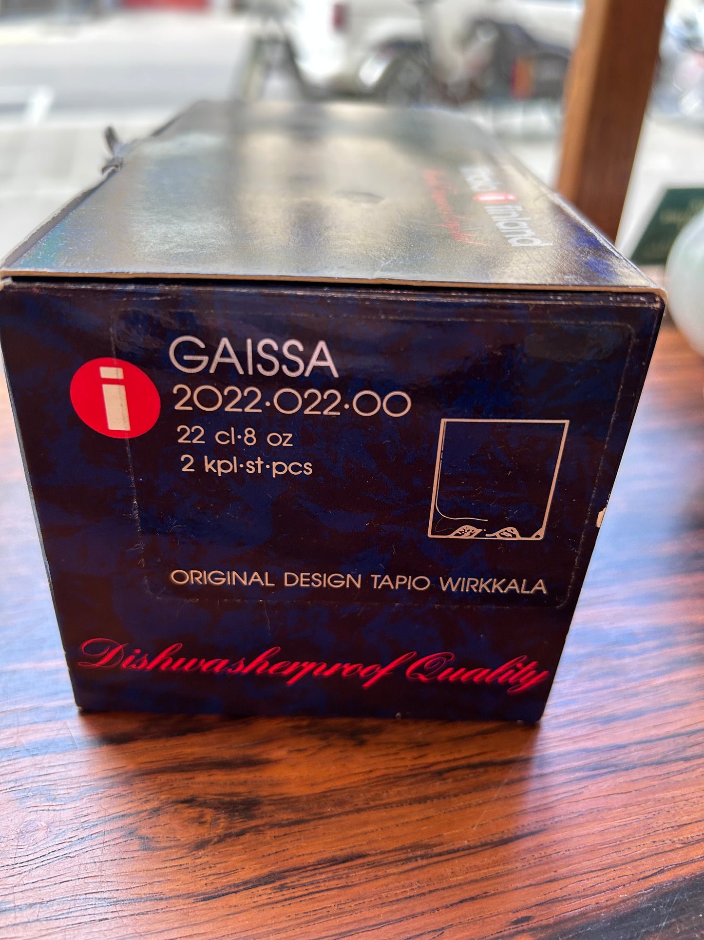 Iittala, Tapio Wirkkala - Gaissa Whisky 22 cl 2 pack