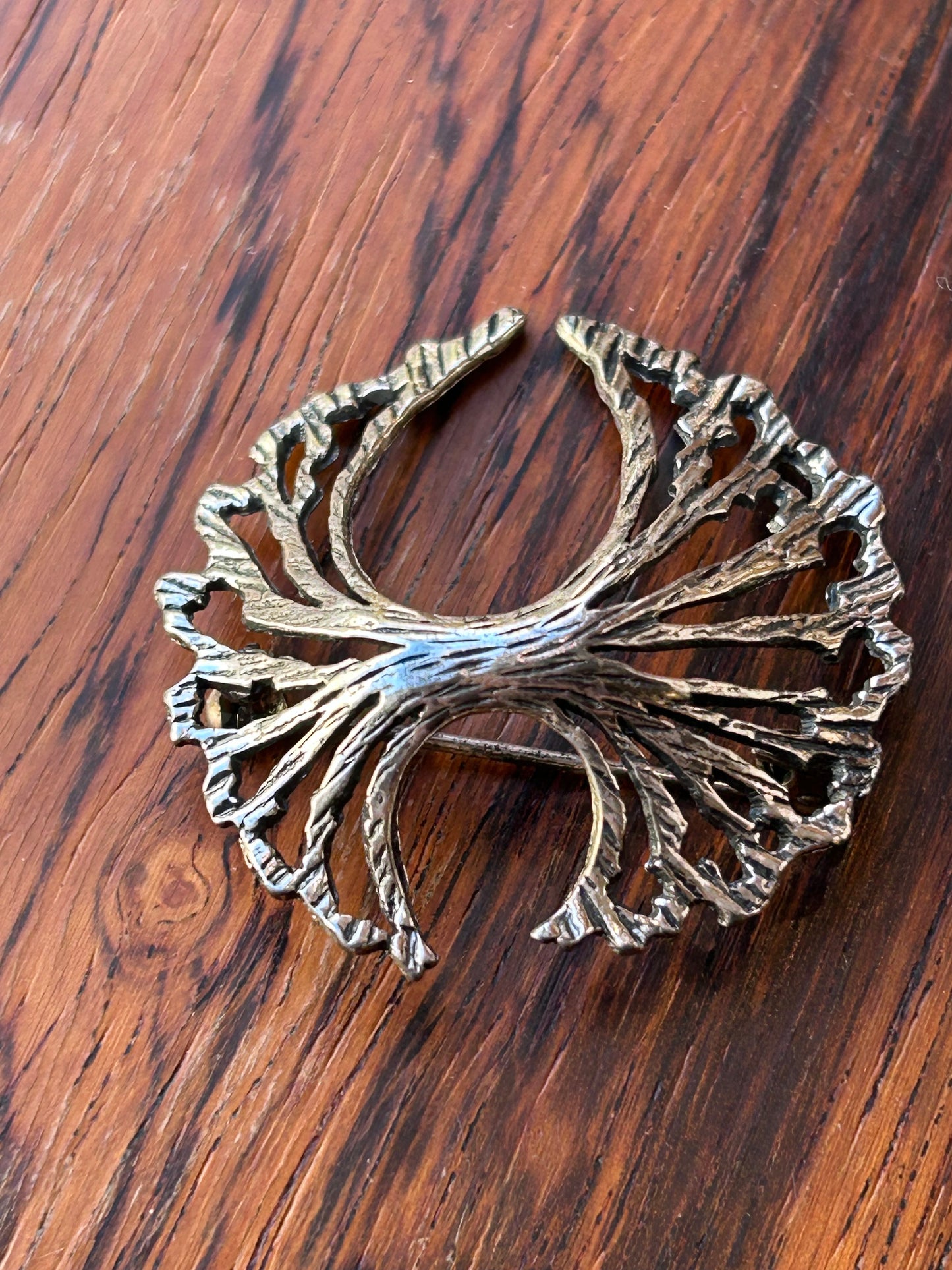Silver brooch Teka, Germany