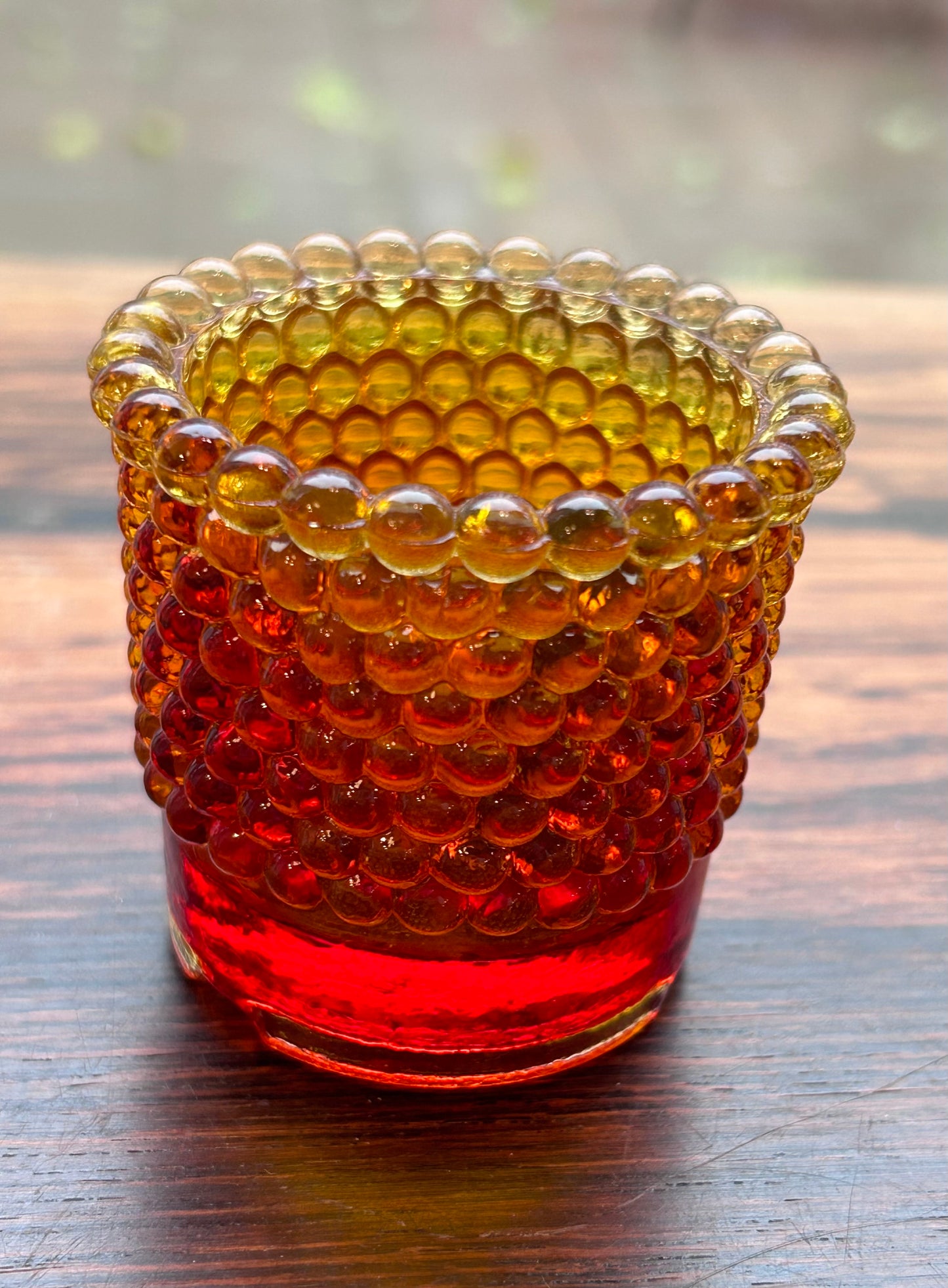 Reijmyre - ljuslykta - Pärlan, gul/orange