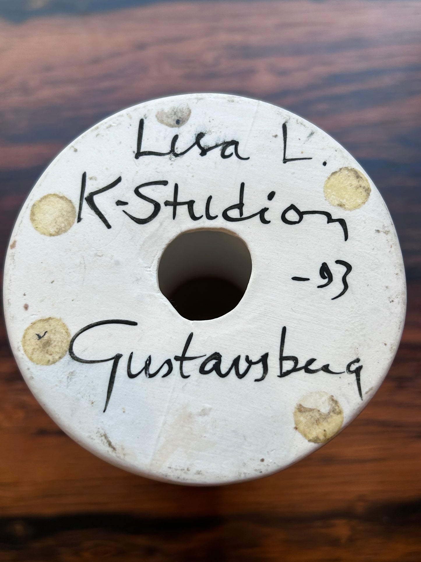 Keramikstudion i Gustavsberg - Lisa Larson - Ljusstake äpplen