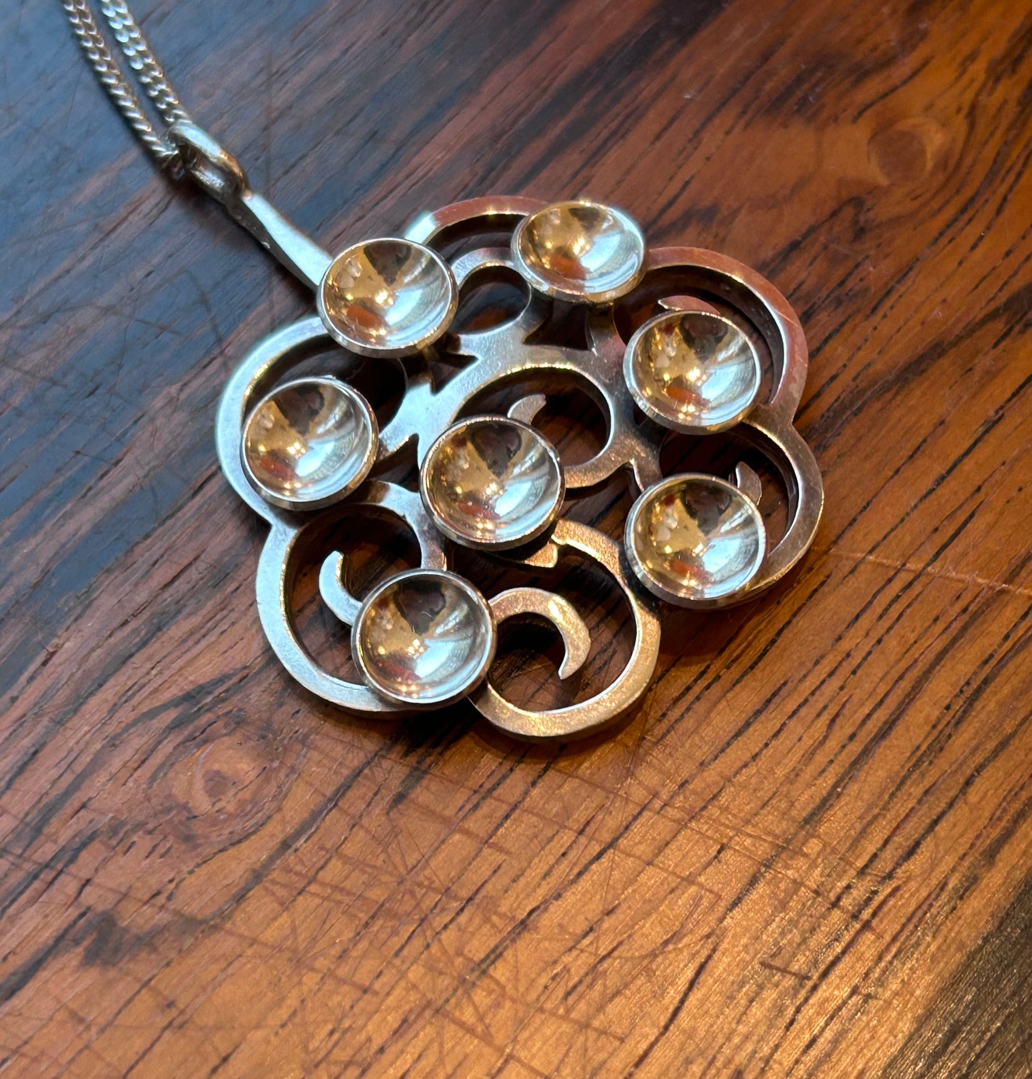 Silver pendant - Silversmedjan Järvsö 1978