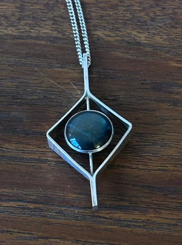 Salovaara, Finland - Silverhänge med spektrolit