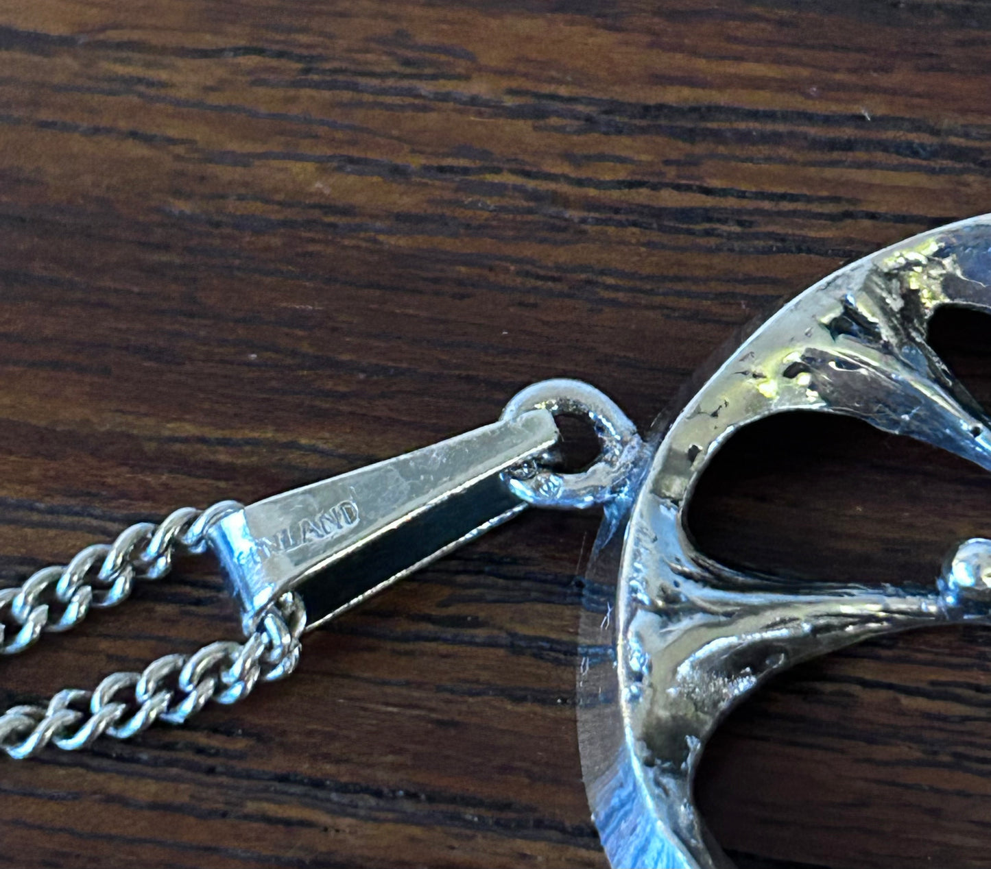 Karl Laine - hänge i silver, Spiderweb