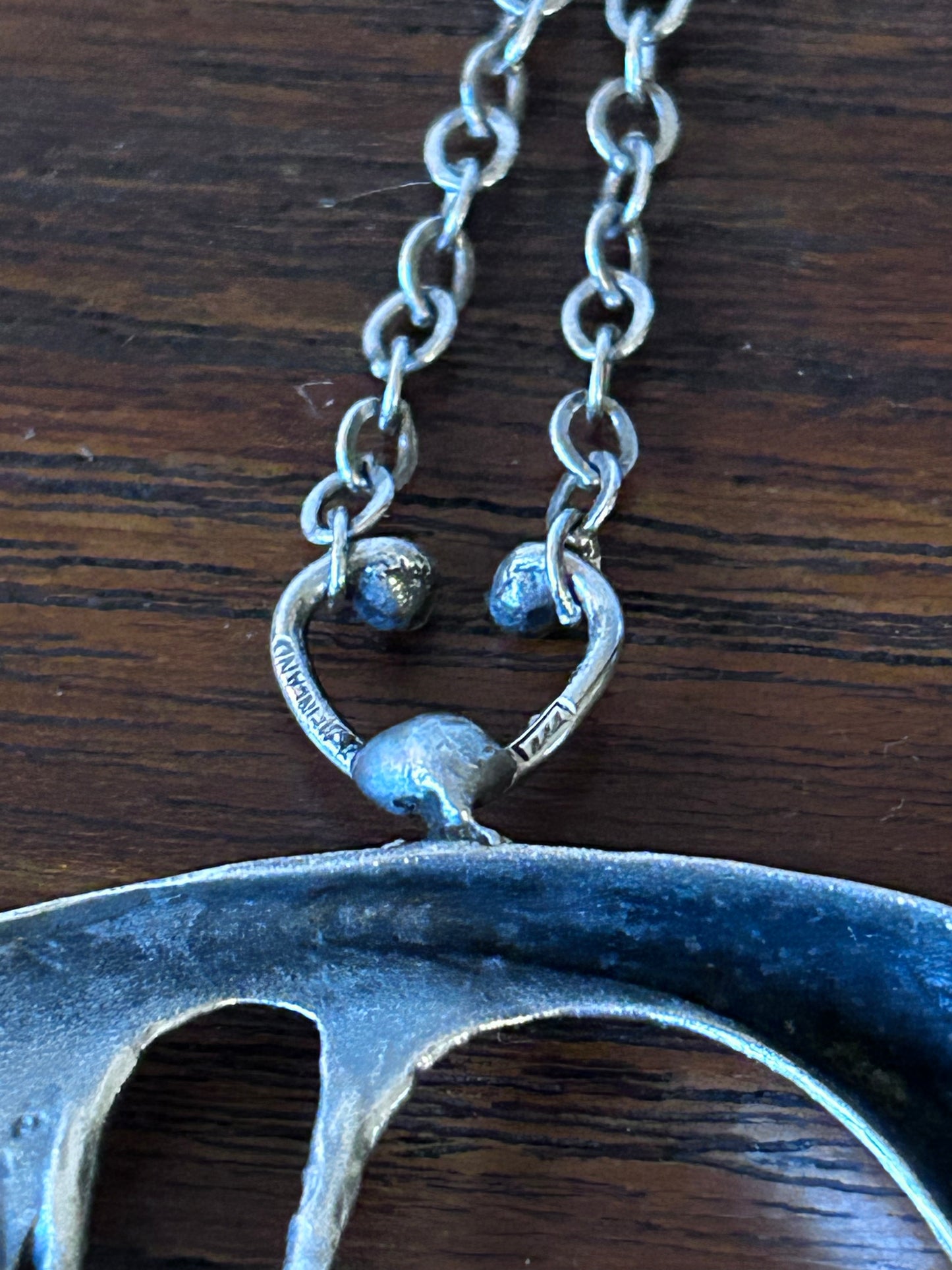 Karl Laine - Stort hänge i silver, spiderweb