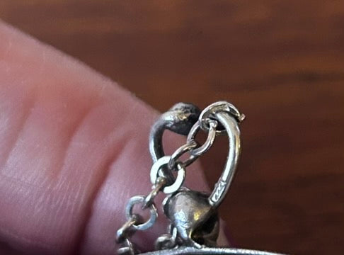 Karl Laine - Stort hänge i silver, spiderweb