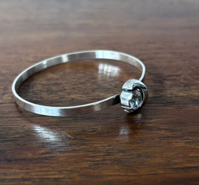 Karl Laine - Silverarmband med bergkristall