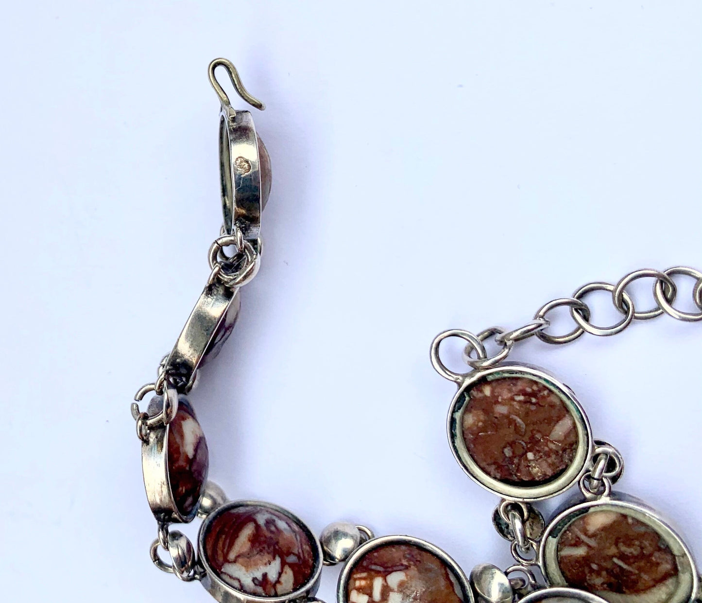 Silver Bracelet with Öländsk Limestone - Sweden