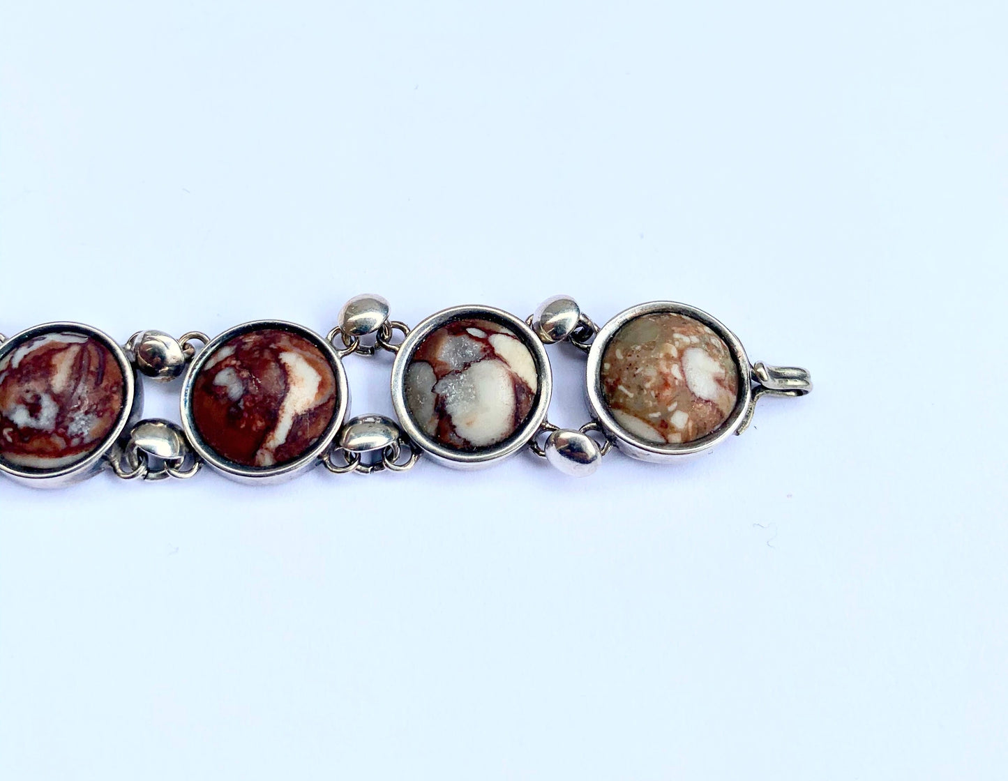 Silver Bracelet with Öländsk Limestone - Sweden
