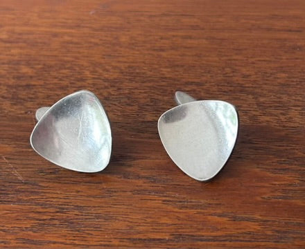 Willy H Jacob Krogmar - Stilrena manschettknappar, silver