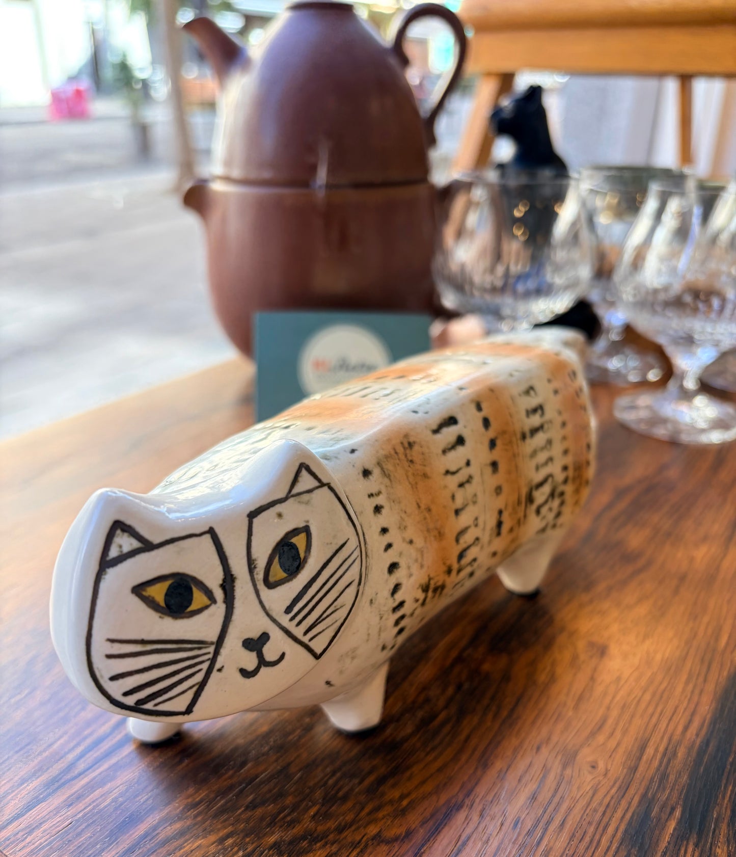 Keramikstudion Gustavsberg - Lisa Larson -  Katten Max, brun