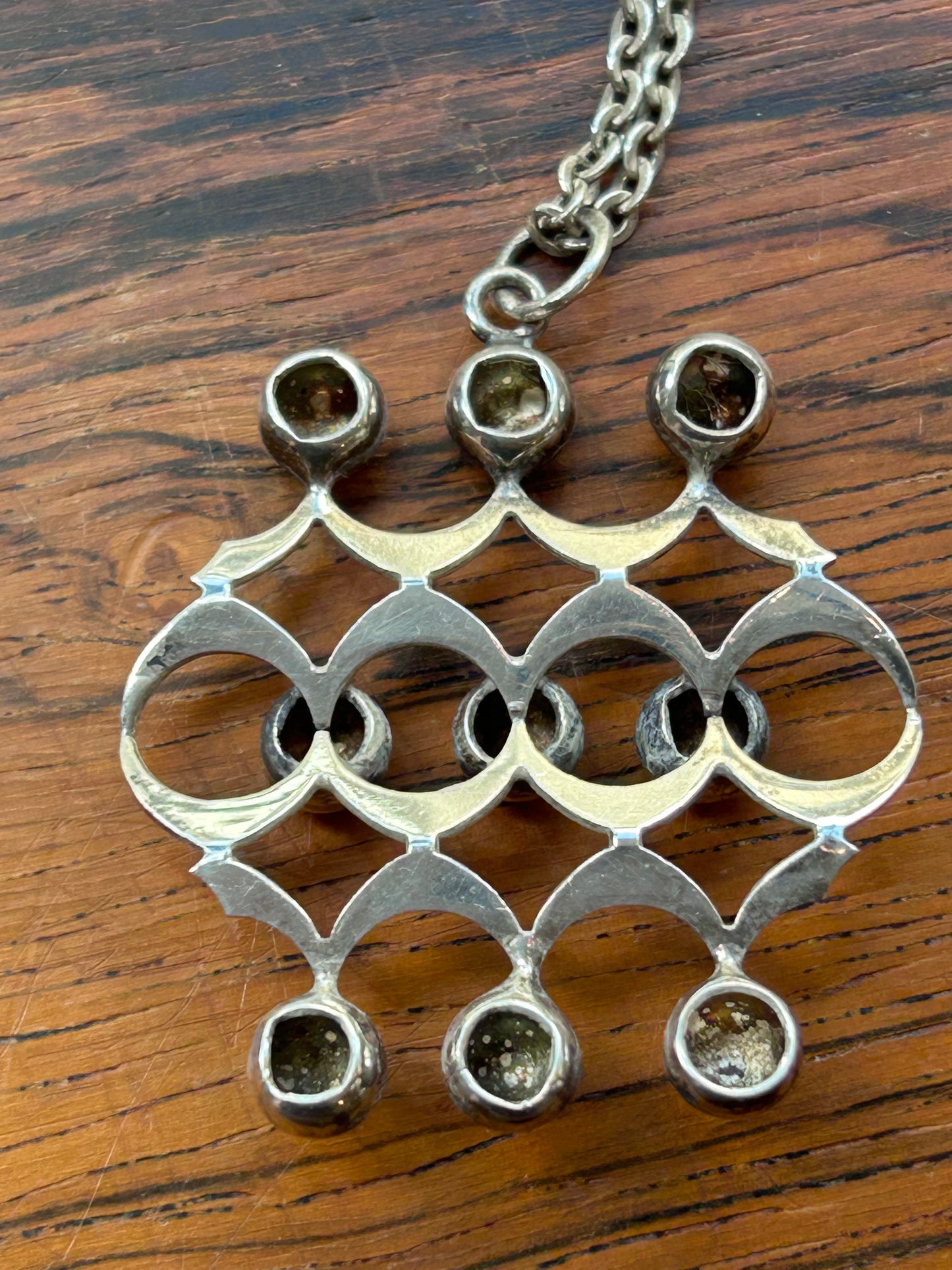 Kultasepät Salovaara, Finland - Modernist silver pendant