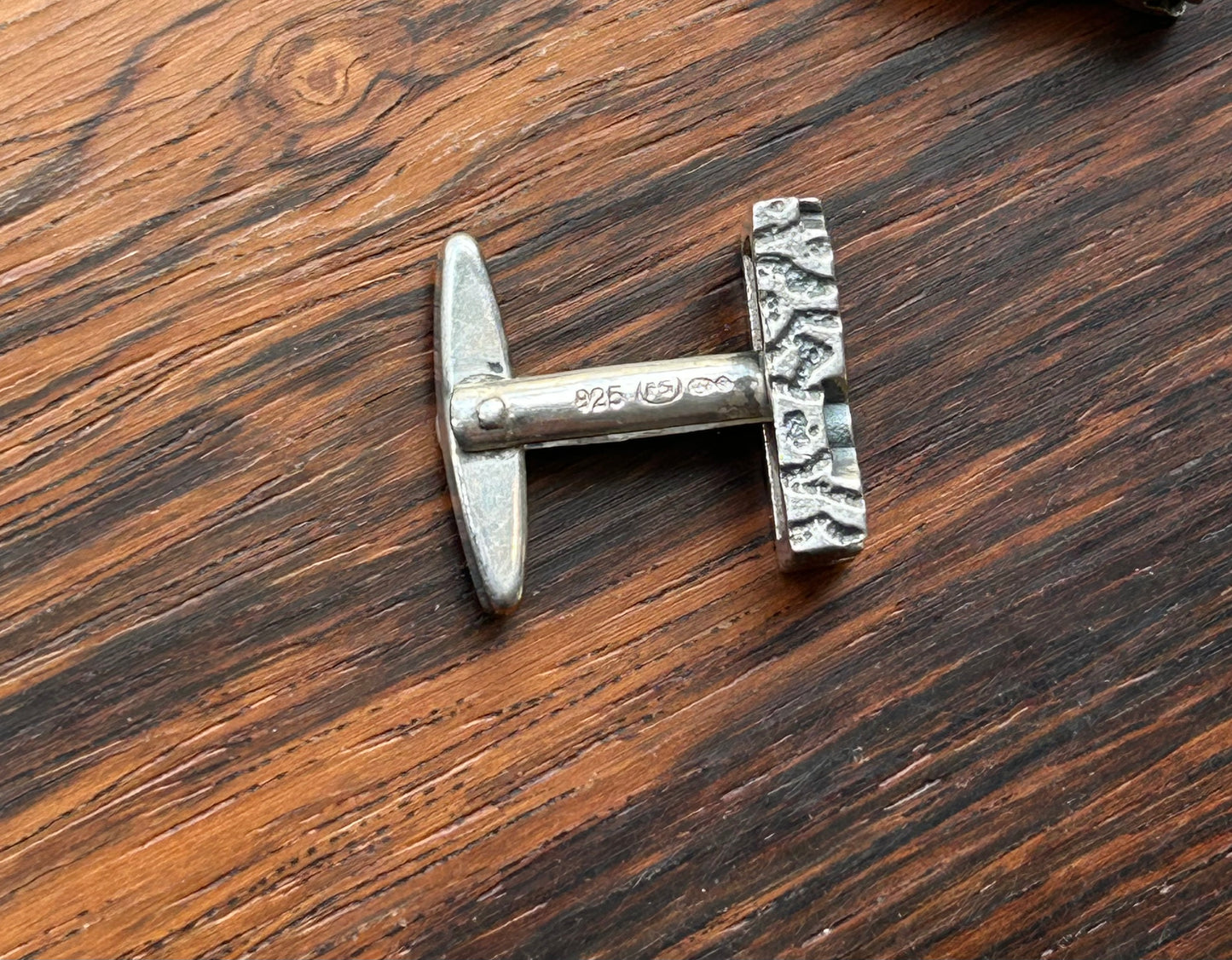 Modernist Silver cufflinks  - Franz Scheuerle - Germany 1970's