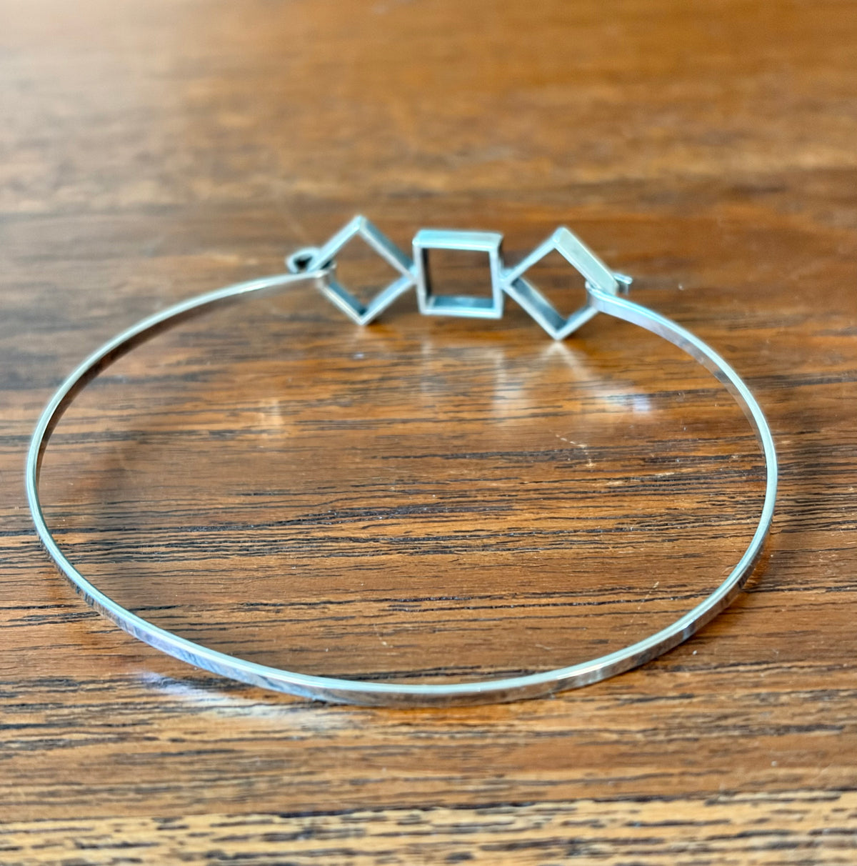 Modernistiskt silverarmband - Salovaara, Finland