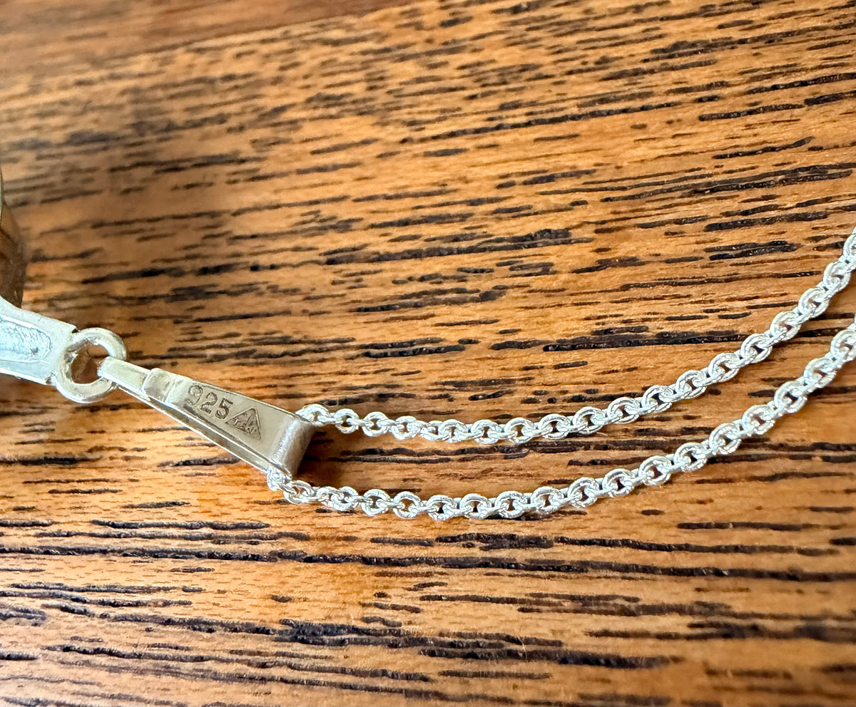 Silverhalsband med bergkristall - Theodor Klotz