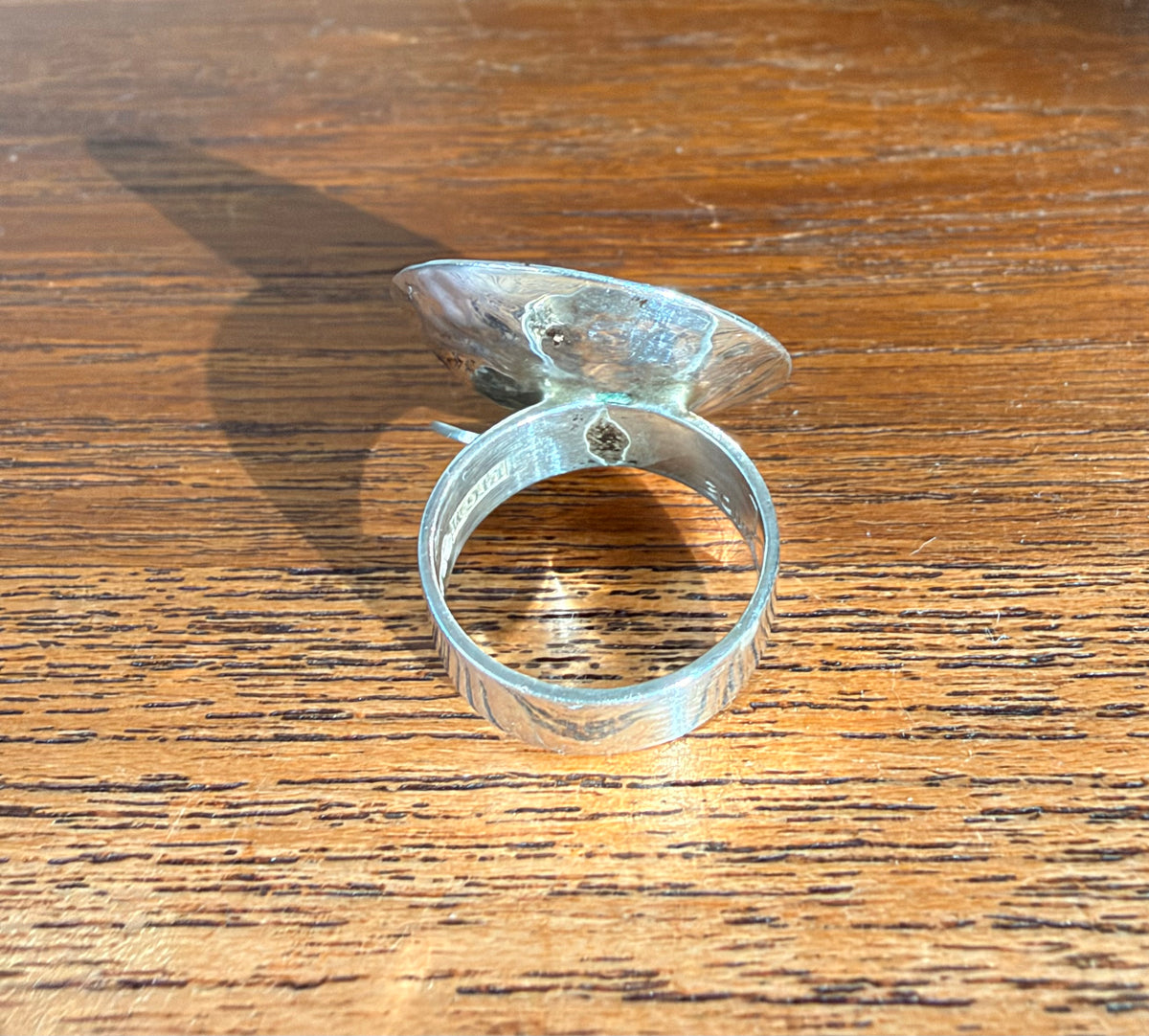 Modernistisk silverring - Claes Liljeroth, Malmö 1975