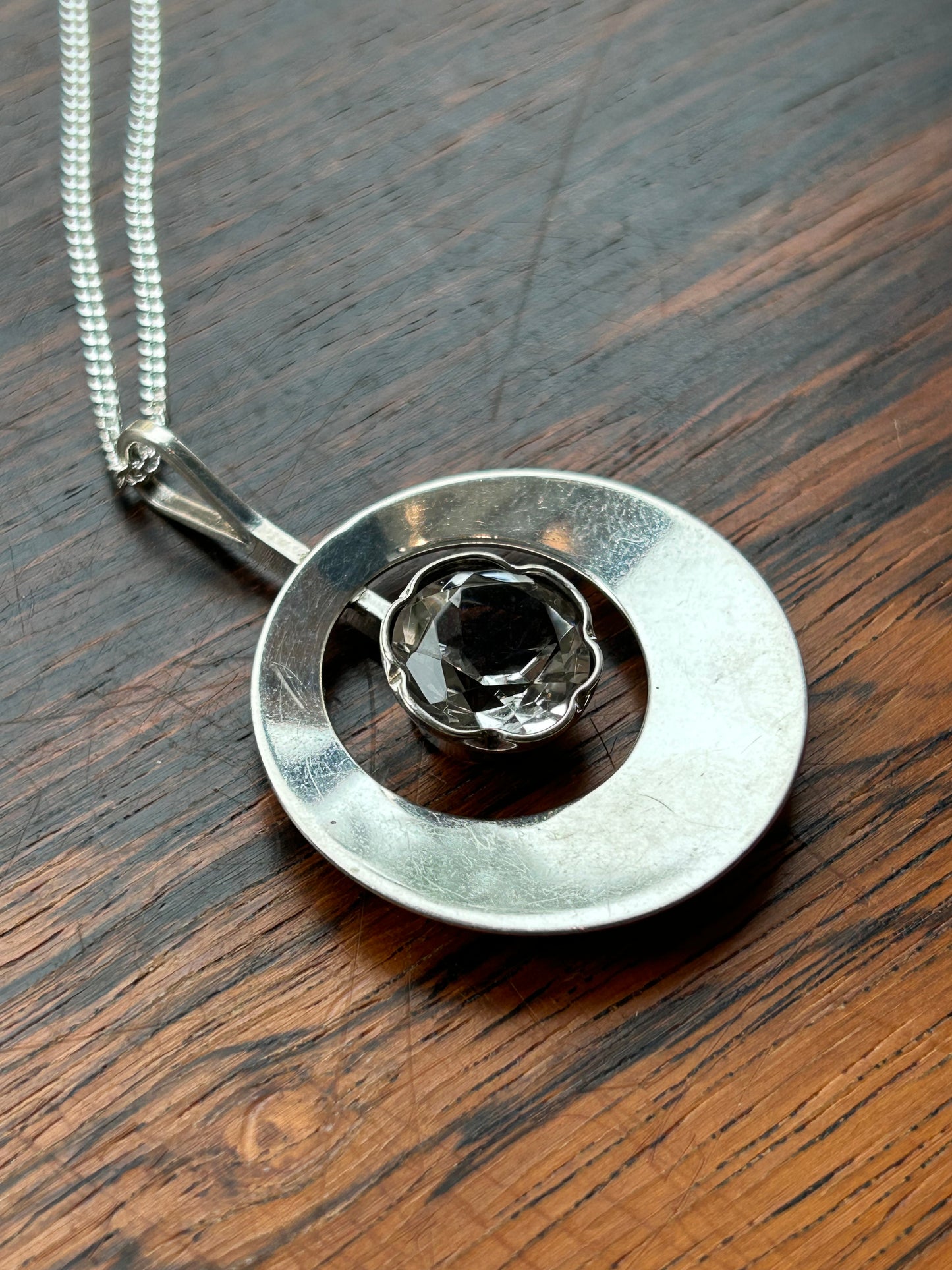 Silver pendant - Stigbert Waldemar Jonssons Ateljé 1976