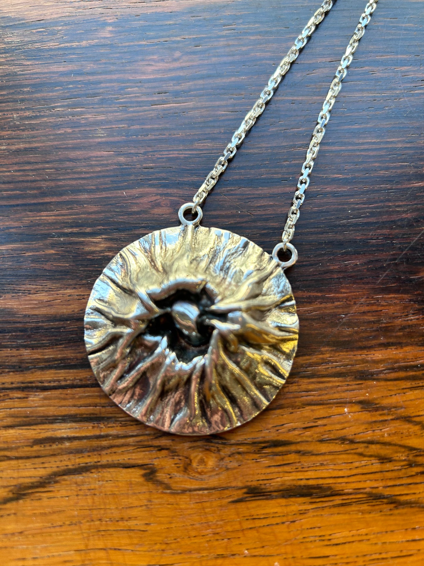 Large silver Pendant  - Matti J Hyvärinen - Siro Koru