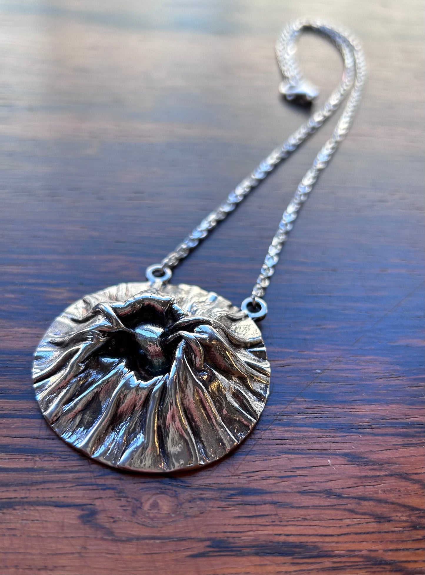 Large silver Pendant  - Matti J Hyvärinen - Siro Koru