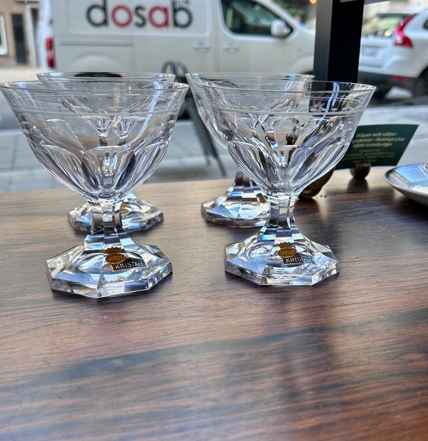 Skruf Kristallglas VInglas/Champagneskålar