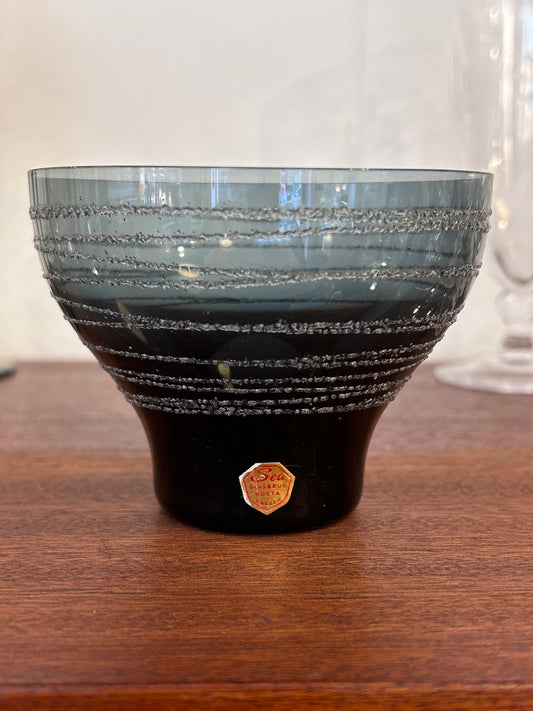 Sea Glasbruk - Coupeglas -  Dessertskål - Blågrå