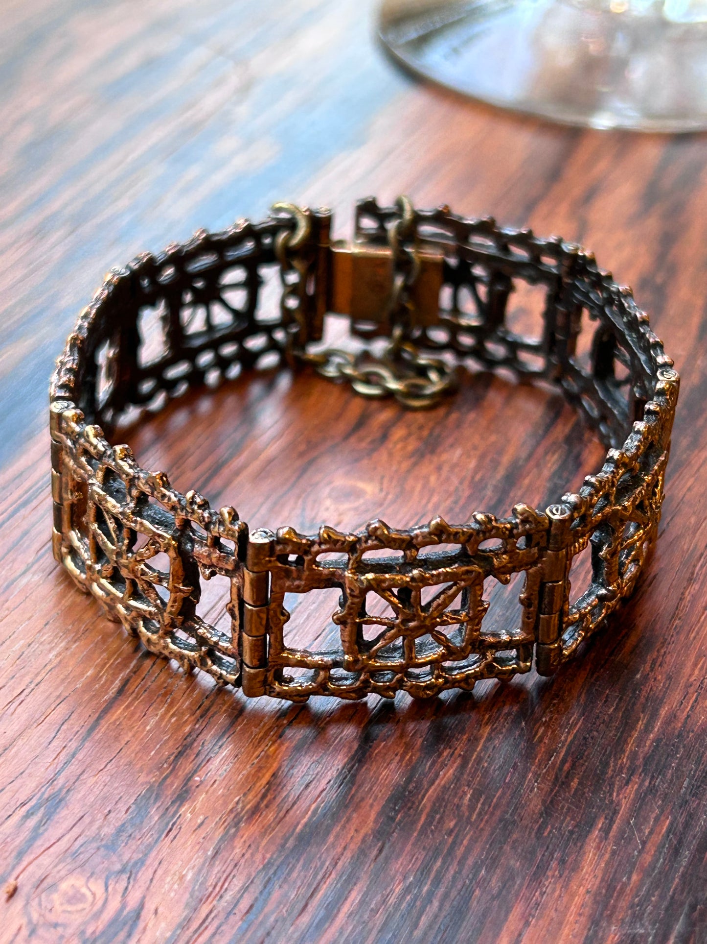 Bronze bracelet - Pentti Sarpaneva - "Pitsi"
