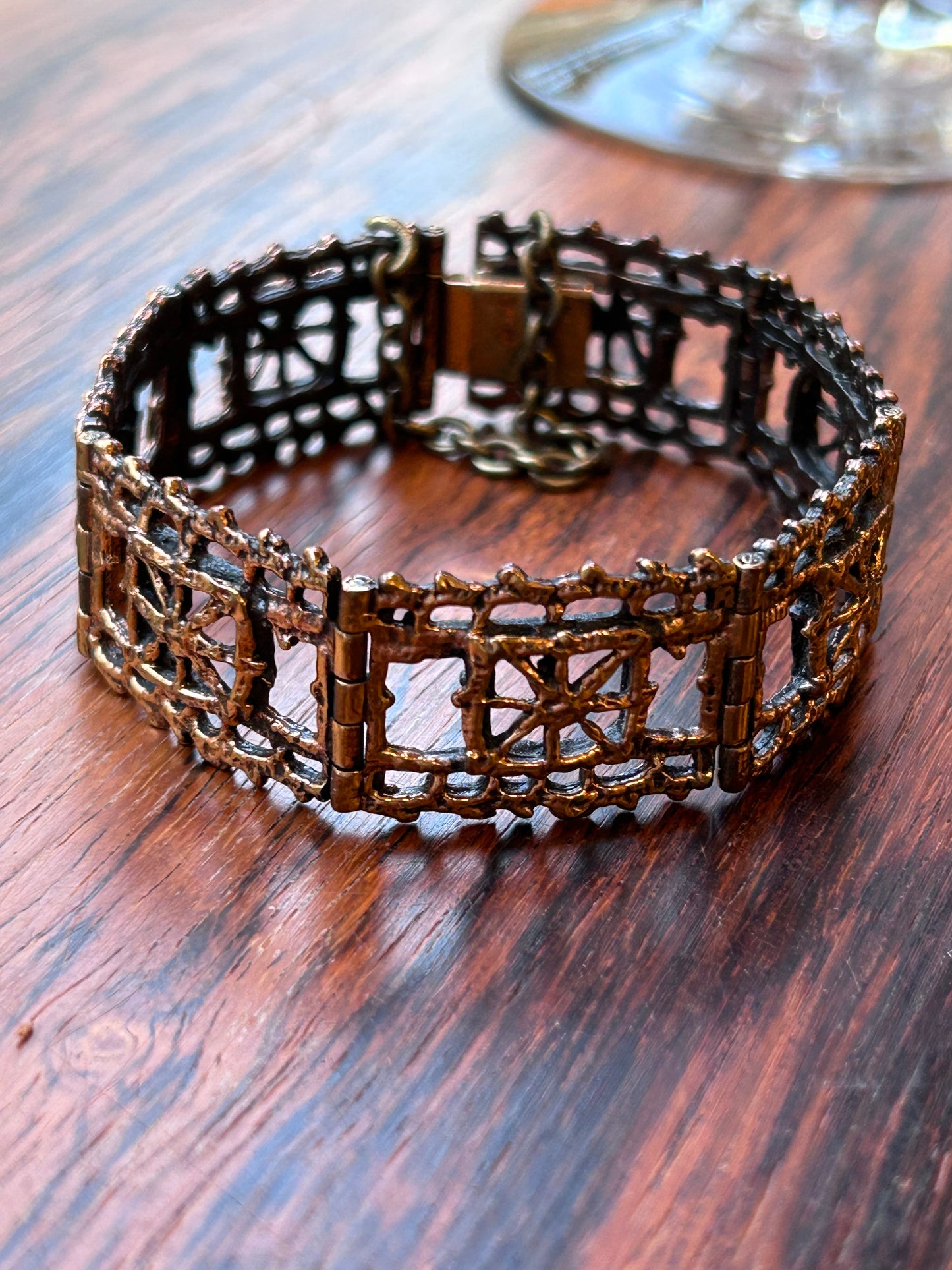 Bronze bracelet - Pentti Sarpaneva - "Pitsi"
