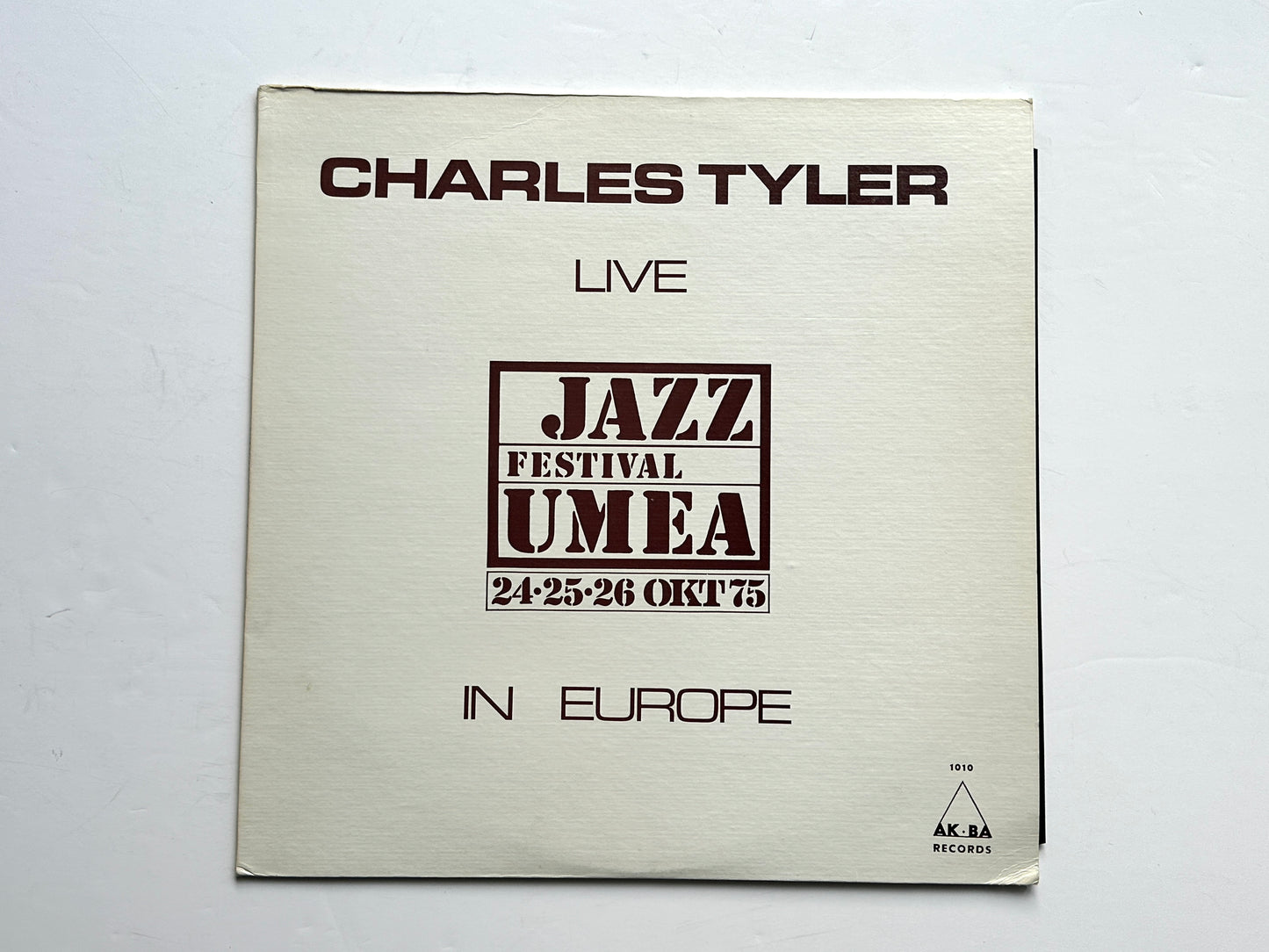 Charles Tyler – Live In Europe: Jazz Festival Umeå
