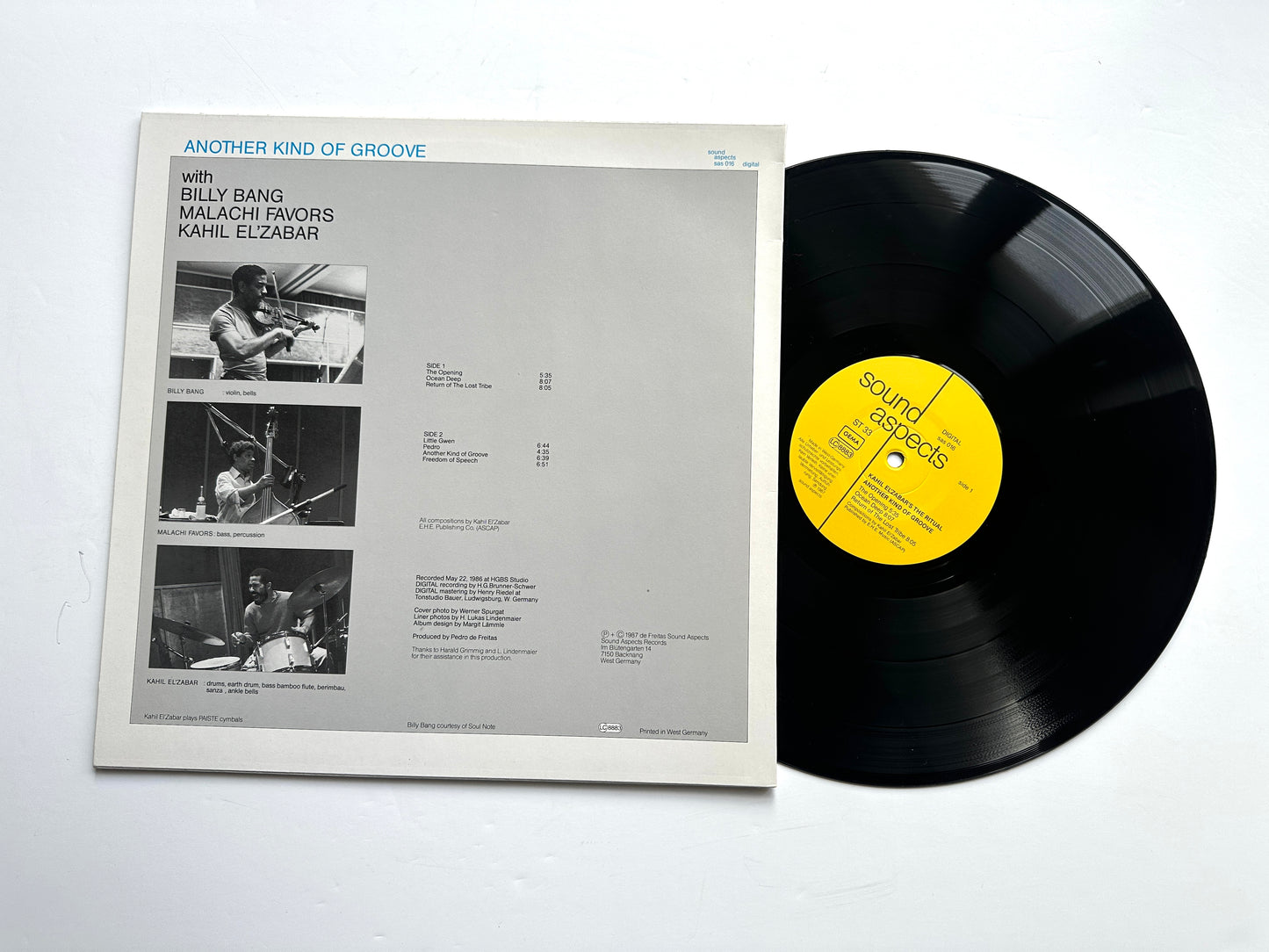 Kahil El'zabar's The Ritual with Billy Bang, Malachi Favors – Another kind of groove