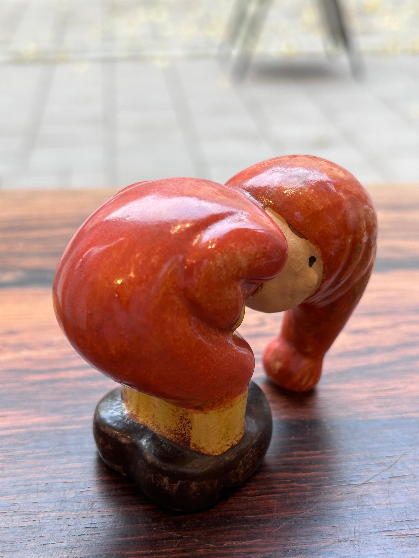 Keramikstudion Gustavsberg - Lisa Larson Curious pixie, red