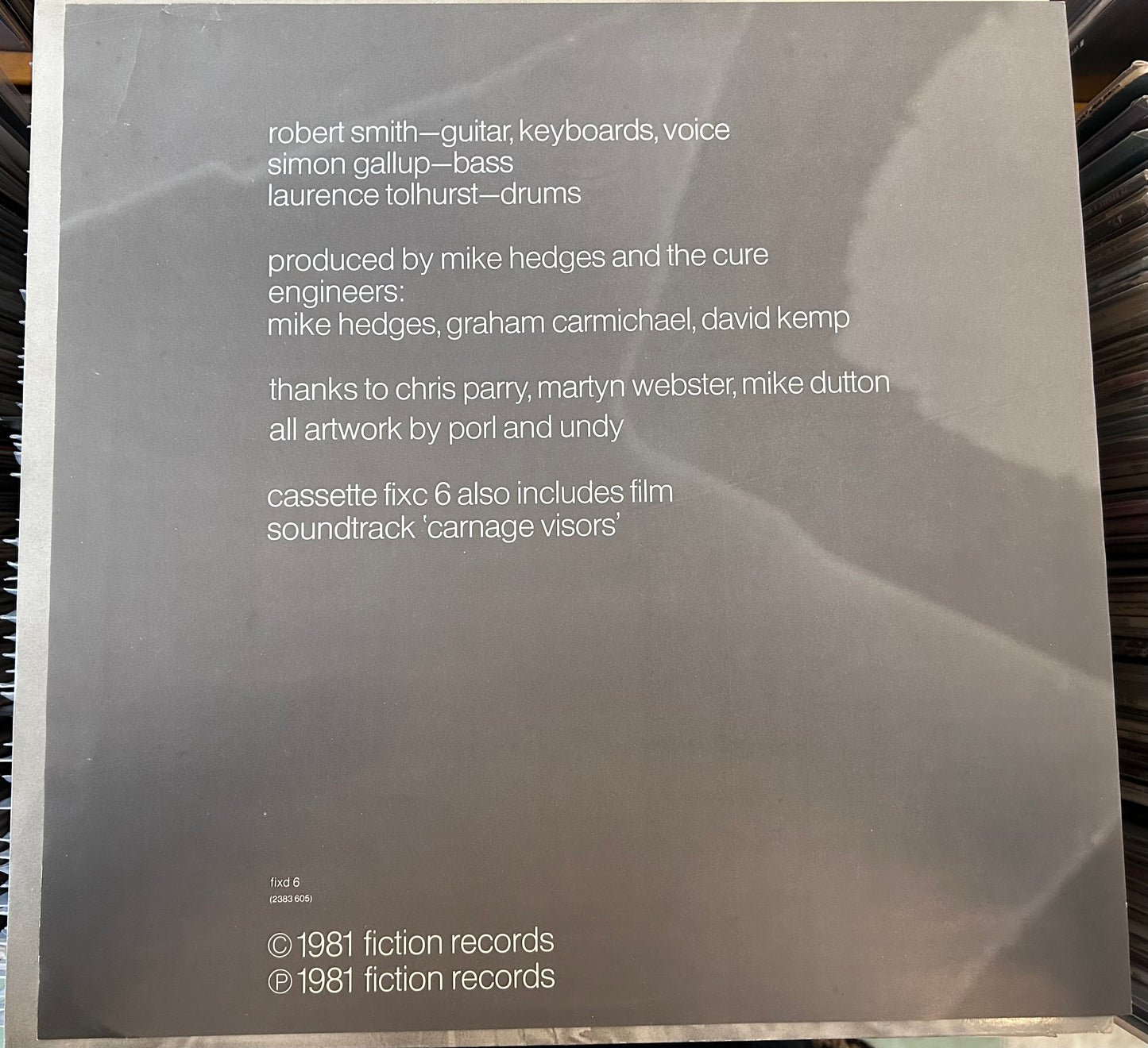 Cure - Faith- fixd 6 UK