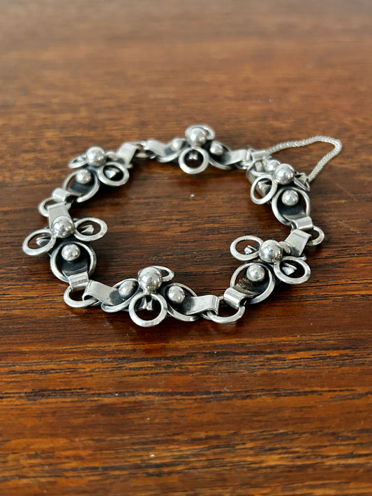 Armband i silver ASA-silver H Olsson i Falkenberg 1950