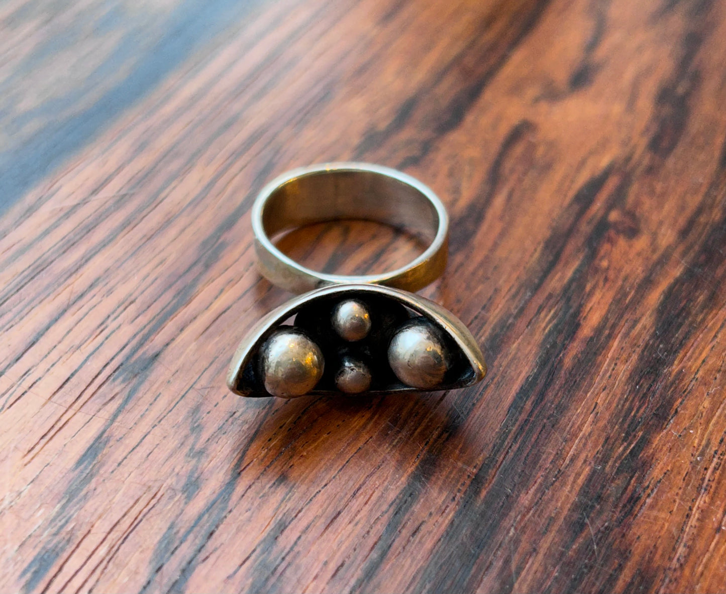 Modernist silver ring - Georg Kaplan 1968