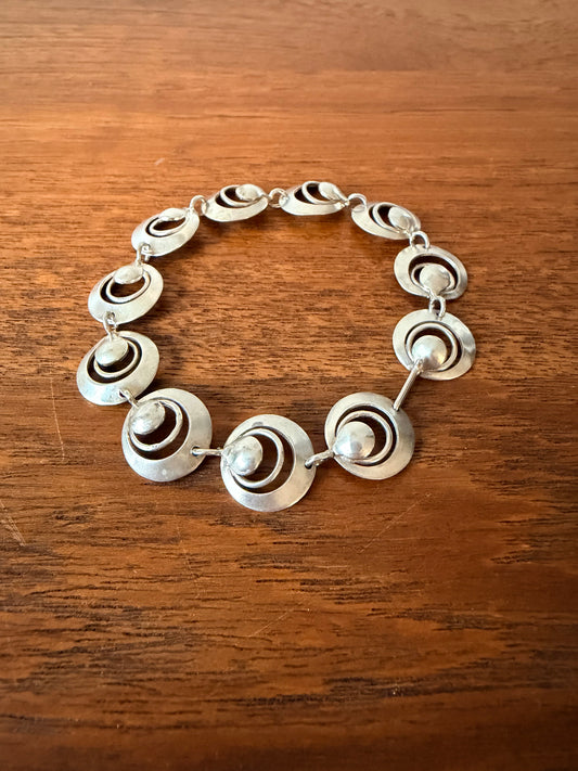 silverarmband geometriskt mönster - Polen