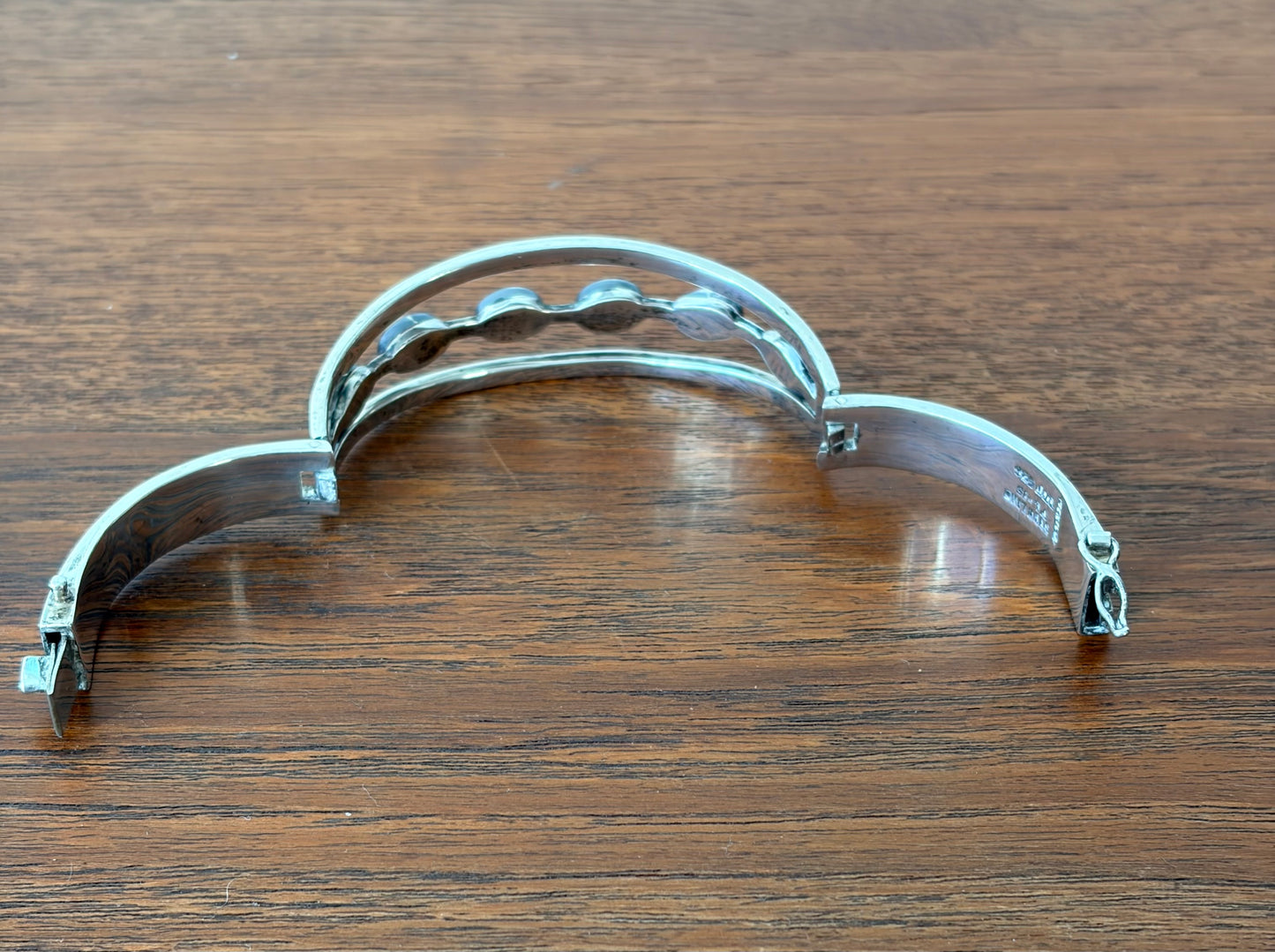 Silverarmband med tigeröga - Mexiko