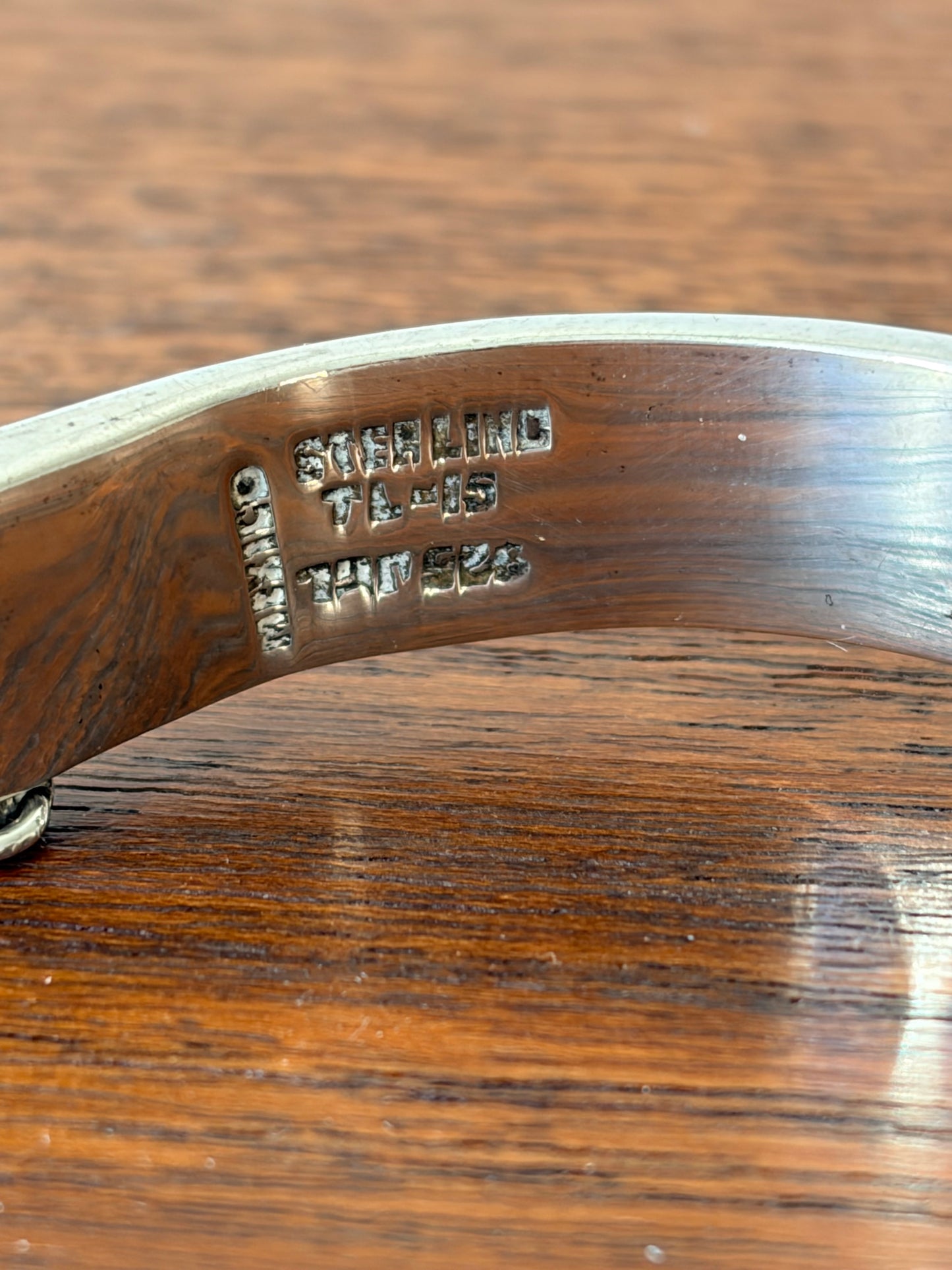 Silverarmband med tigeröga - Mexiko