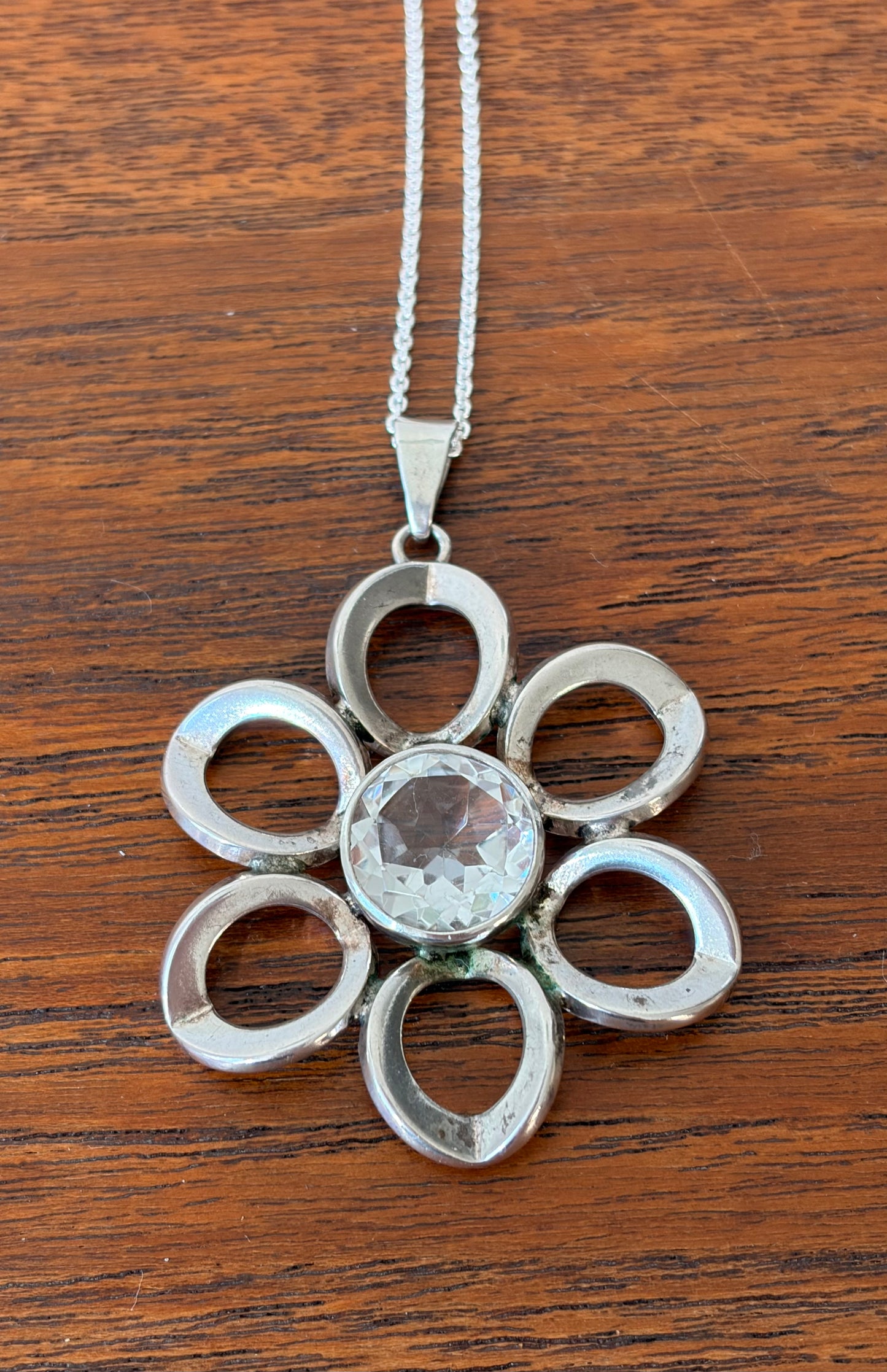 Silverhalsband - Stor blomma 1977