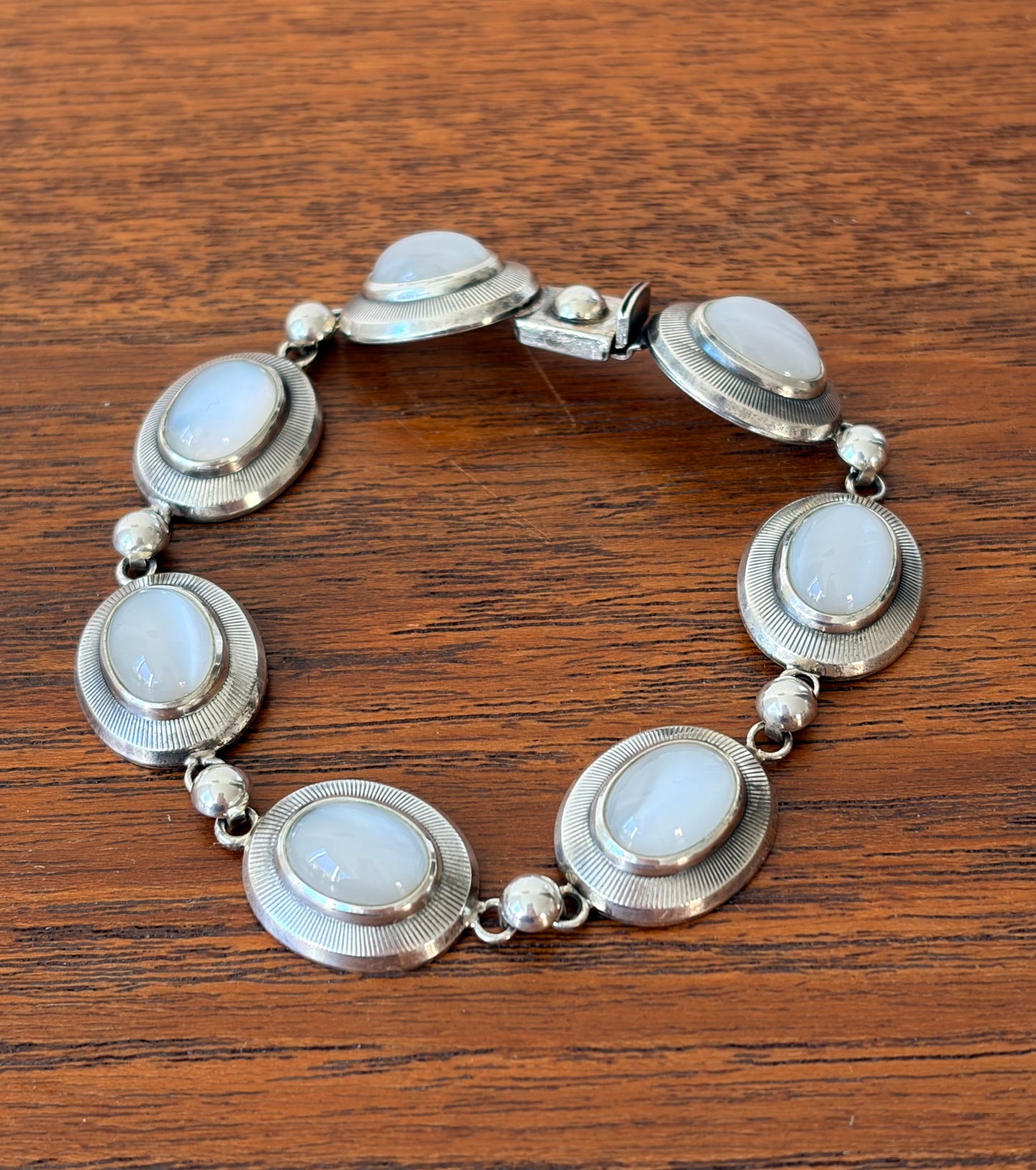 Silverarmband med kattöga  - Kordes & Lichtenfels
