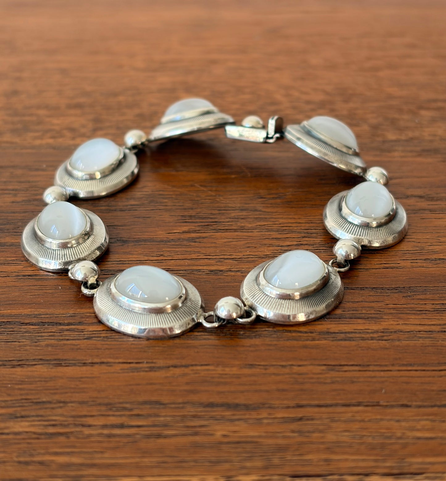 Silverarmband med kattöga  - Kordes & Lichtenfels