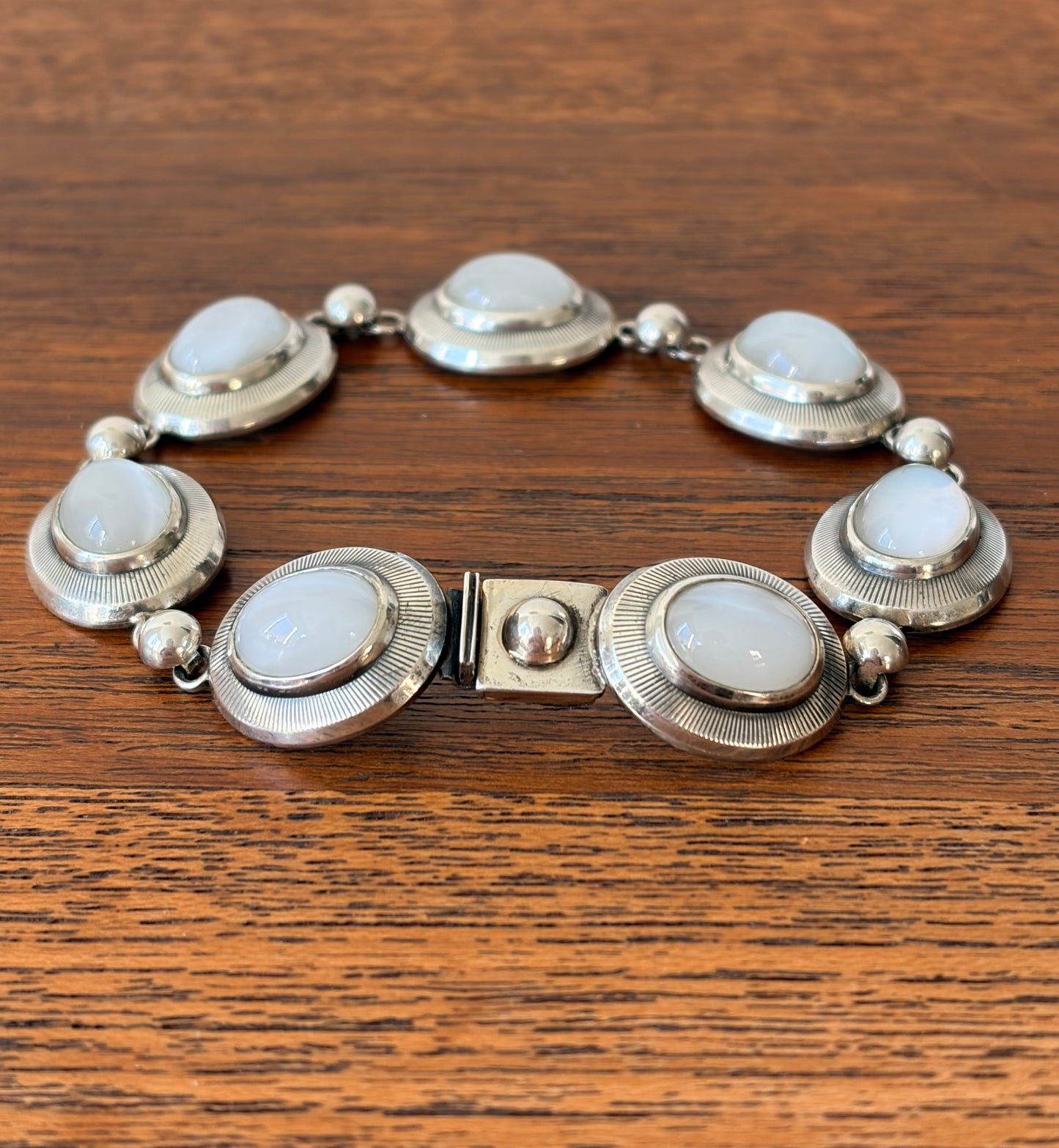 Silverarmband med kattöga  - Kordes & Lichtenfels