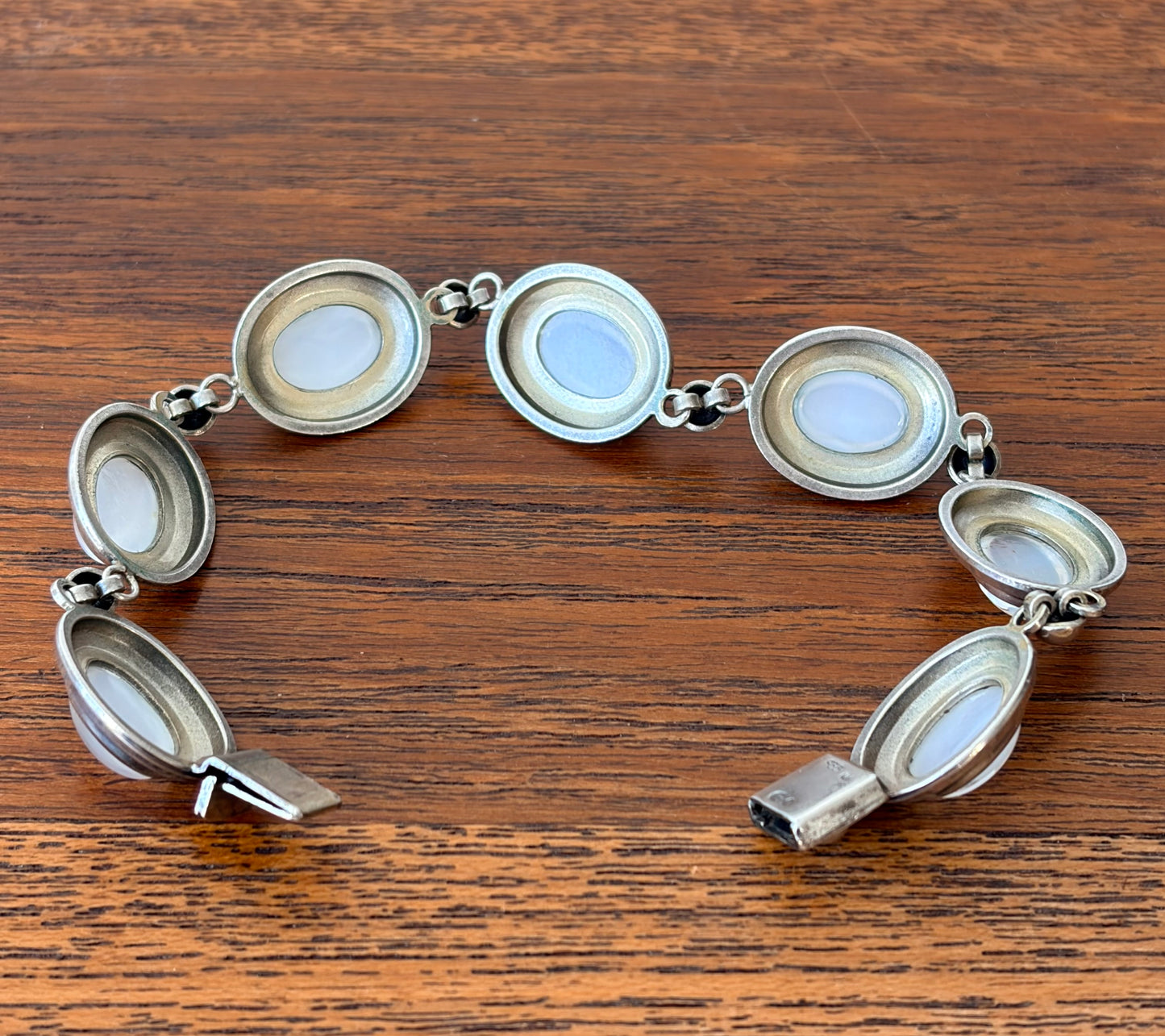 Silverarmband med kattöga  - Kordes & Lichtenfels