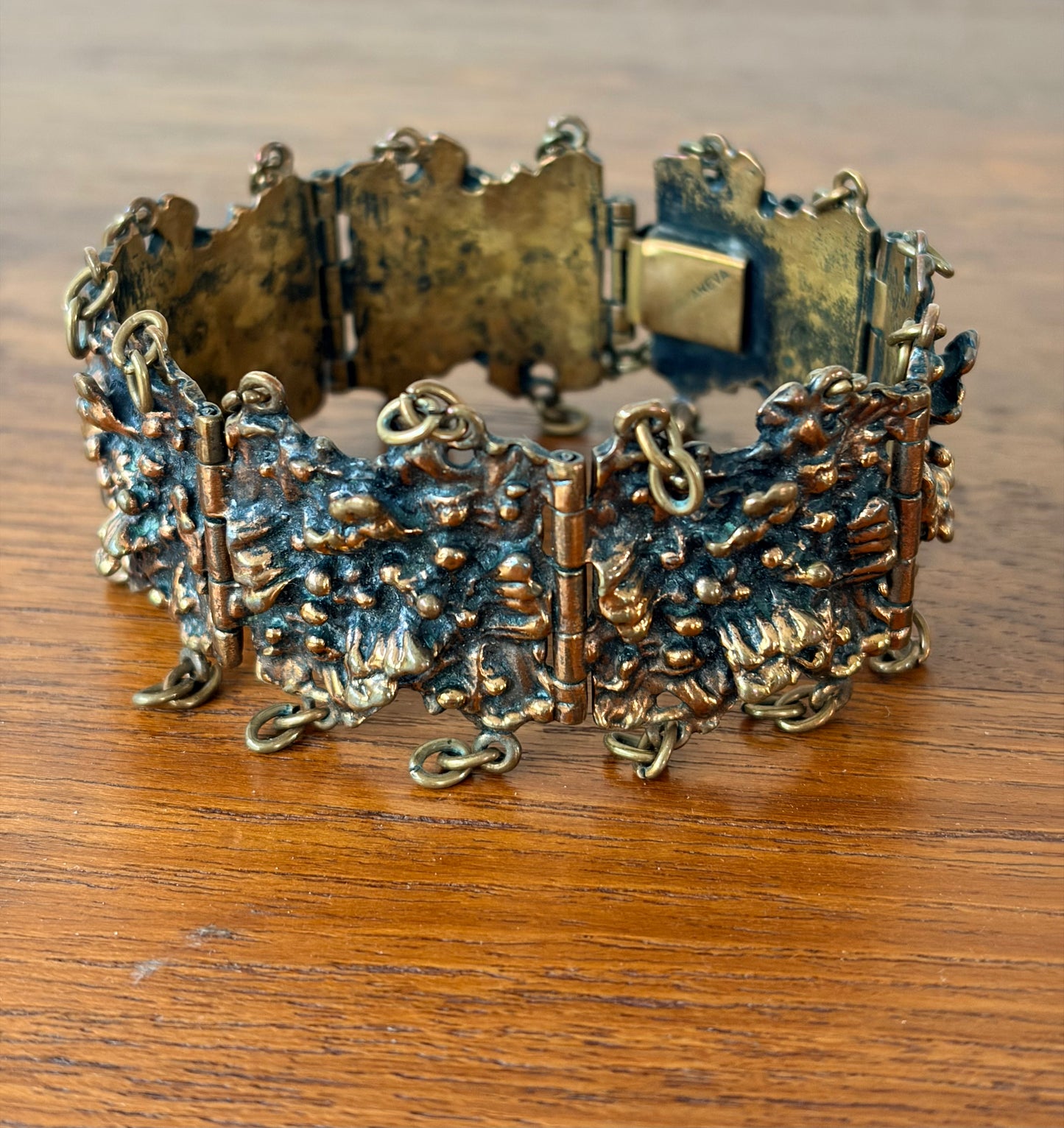 Pentti Sarpaneva - bronze bracelet - Turun Hopea Finland 1970s