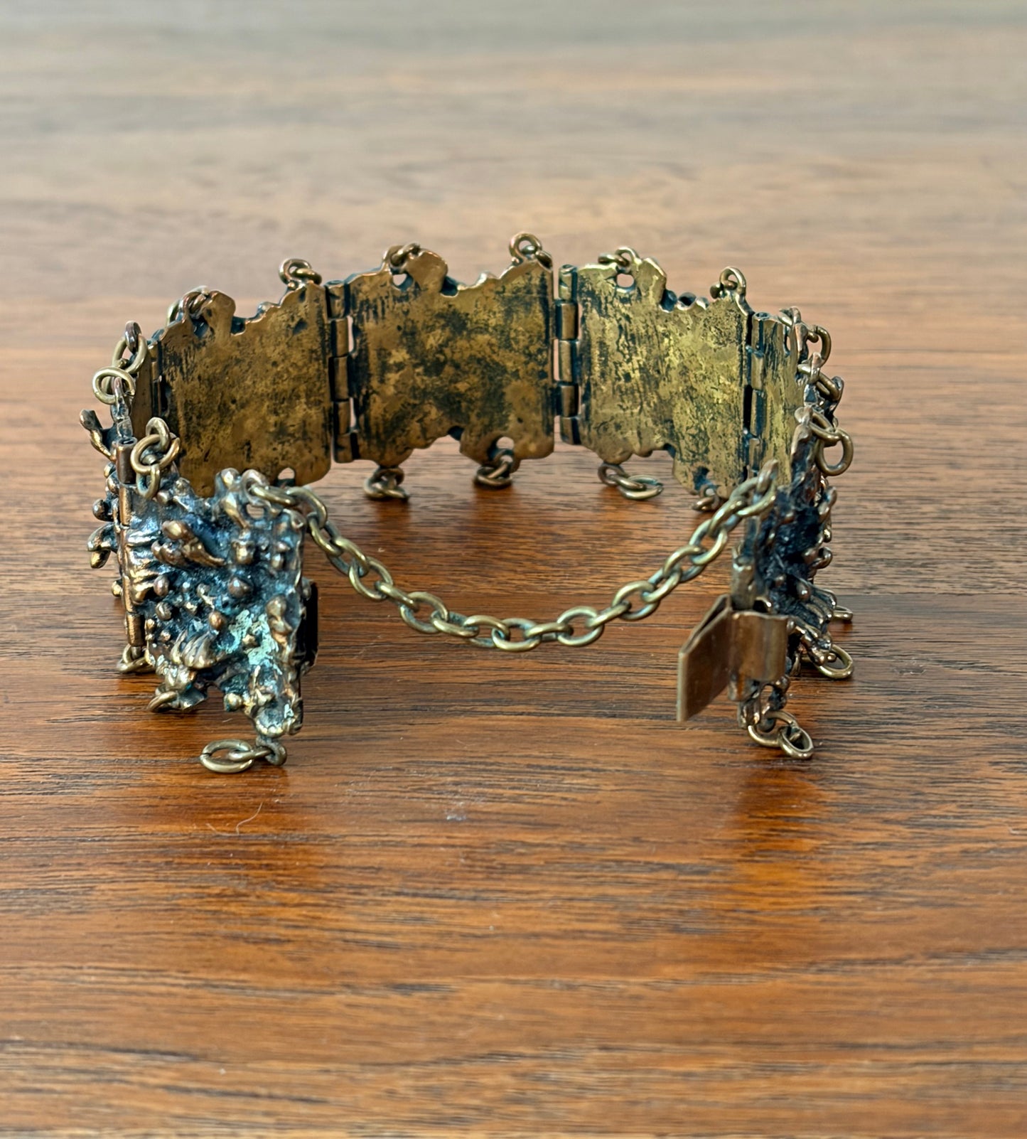 Pentti Sarpaneva - bronze bracelet - Turun Hopea Finland 1970s