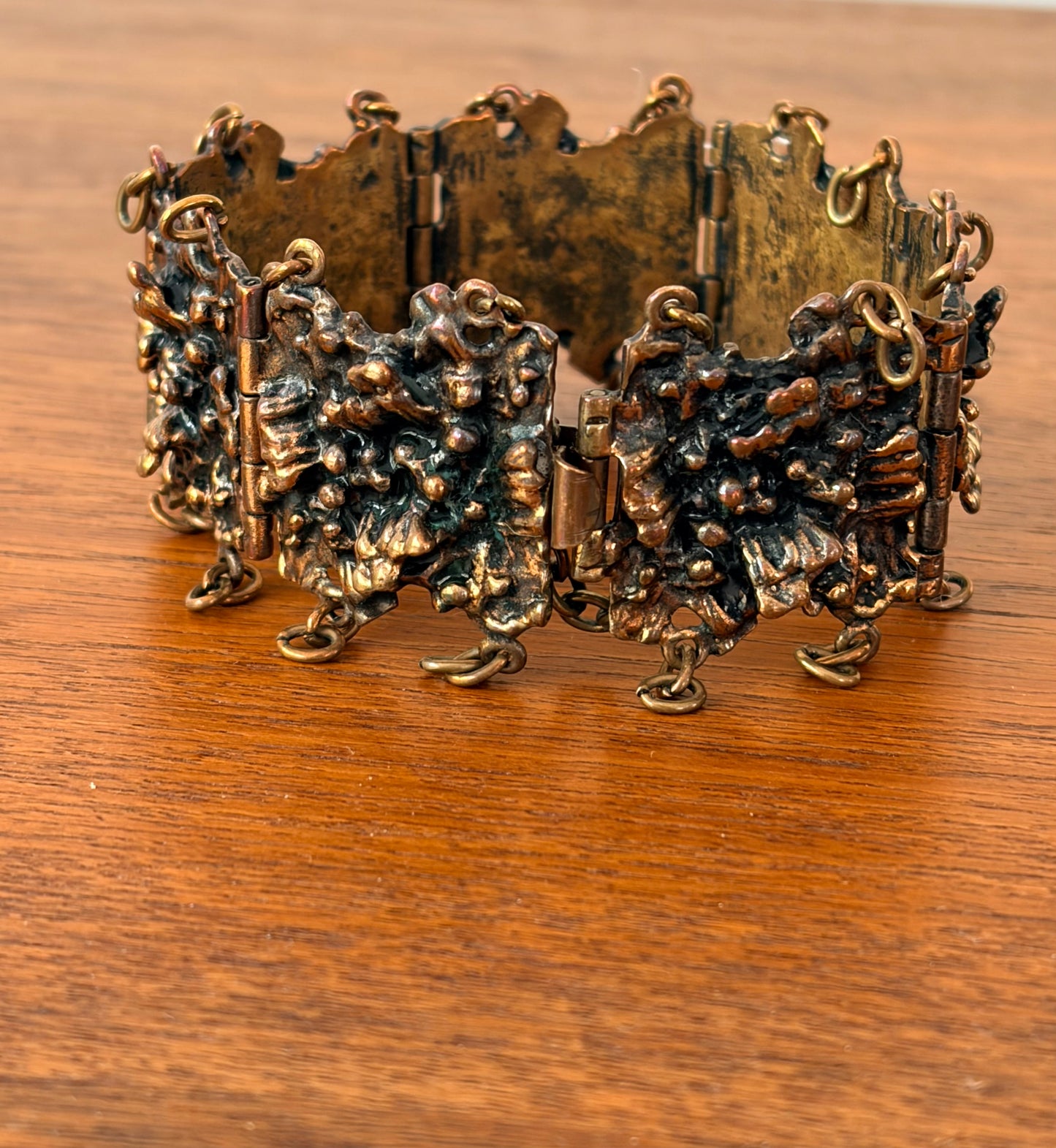 Pentti Sarpaneva - bronze bracelet - Turun Hopea Finland 1970s