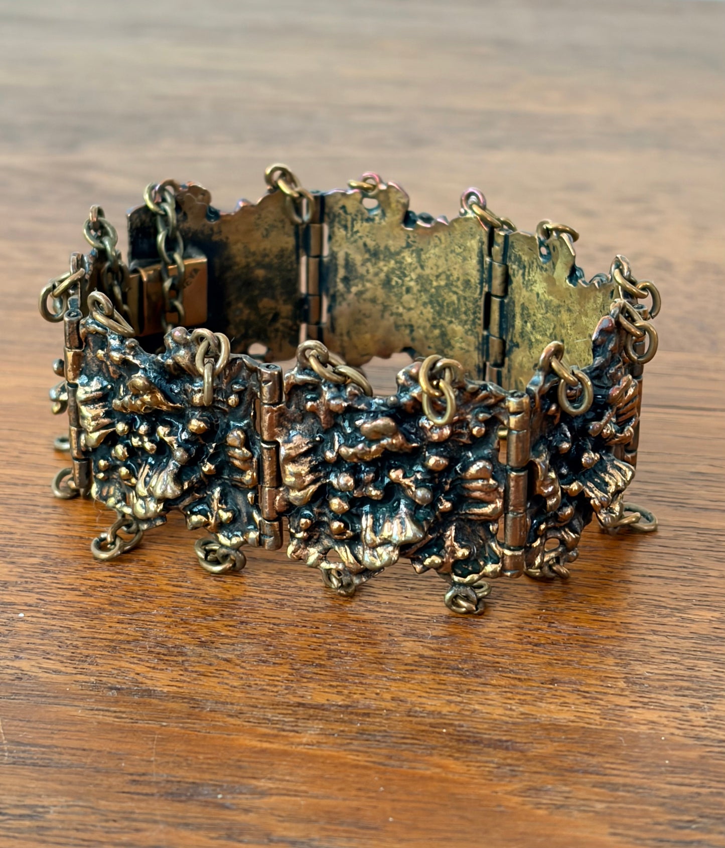 Pentti Sarpaneva - bronze bracelet - Turun Hopea Finland 1970s