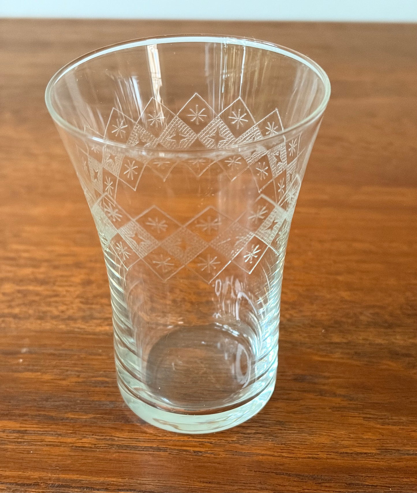 Åfors - Selterglas pantograferad dekor stjärnor