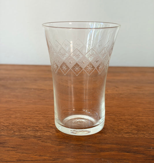 Åfors - Selterglas pantograferad dekor stjärnor