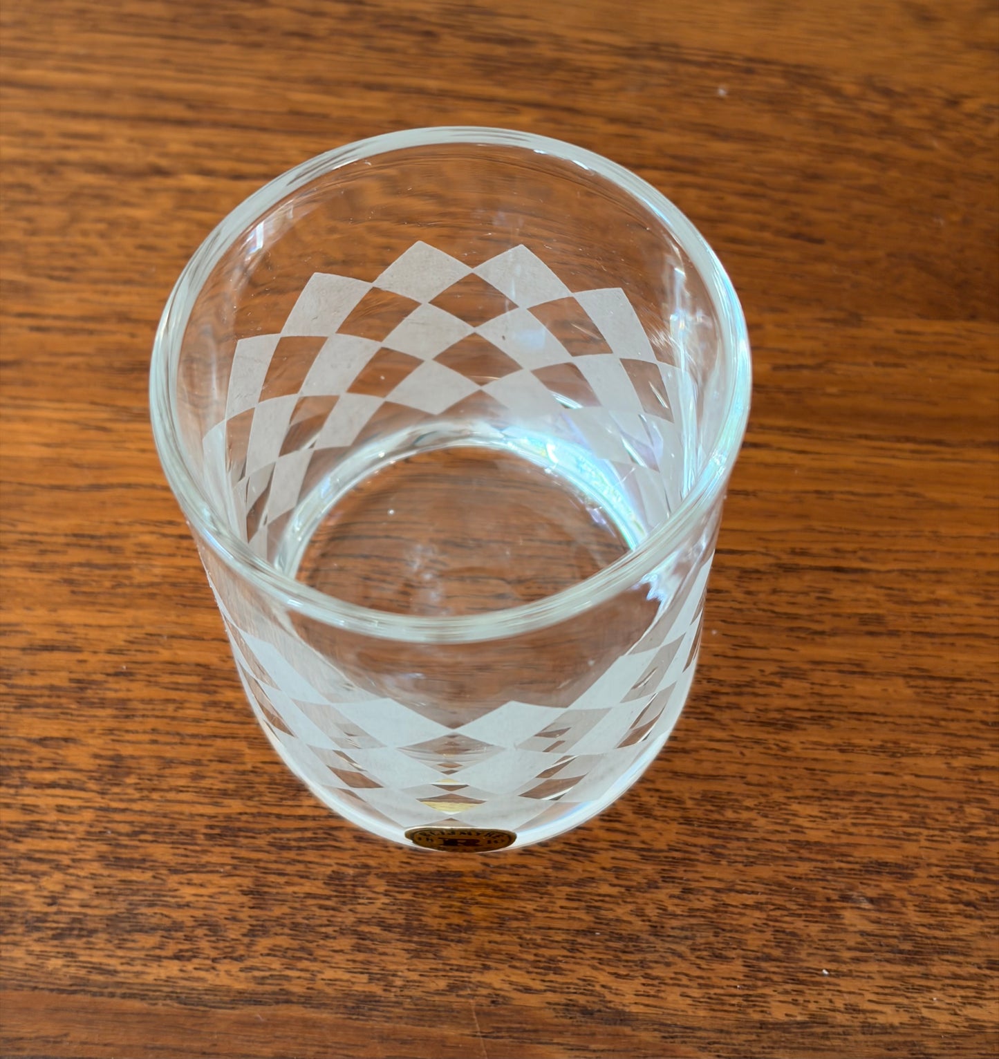 Reijmyre - små whiskyglas rutmönstrad dekor